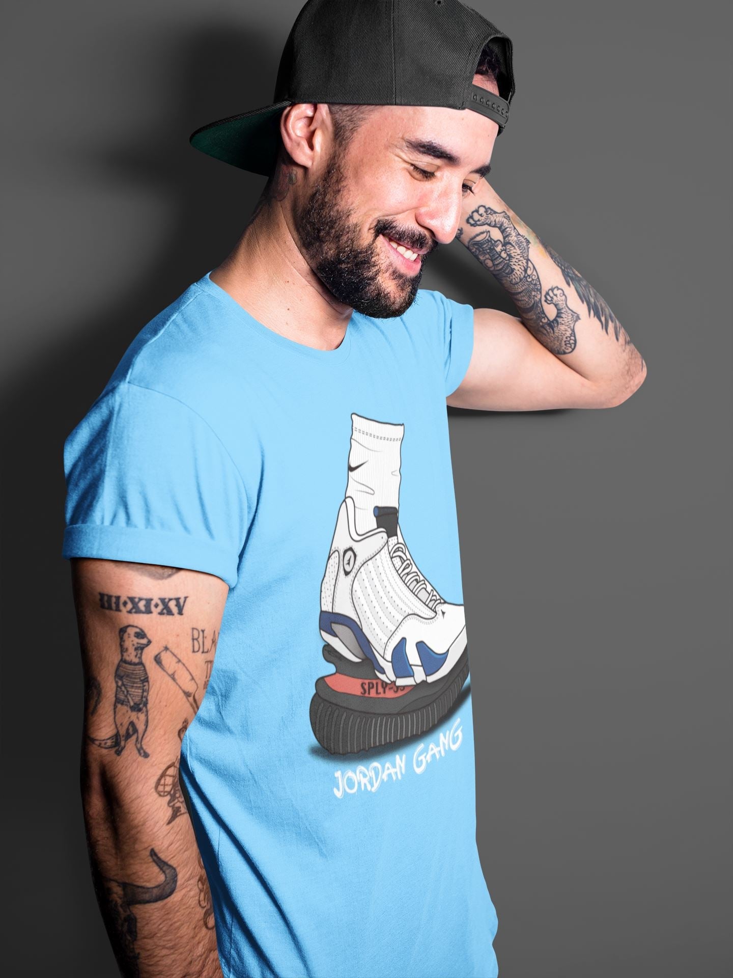 Jordan 14 Hyper Royal Sneaker Match Tees Jordan Gang Sneaker Tees Jordan 14 Hyper Royal Sneaker Release Tees Unisex Shirts