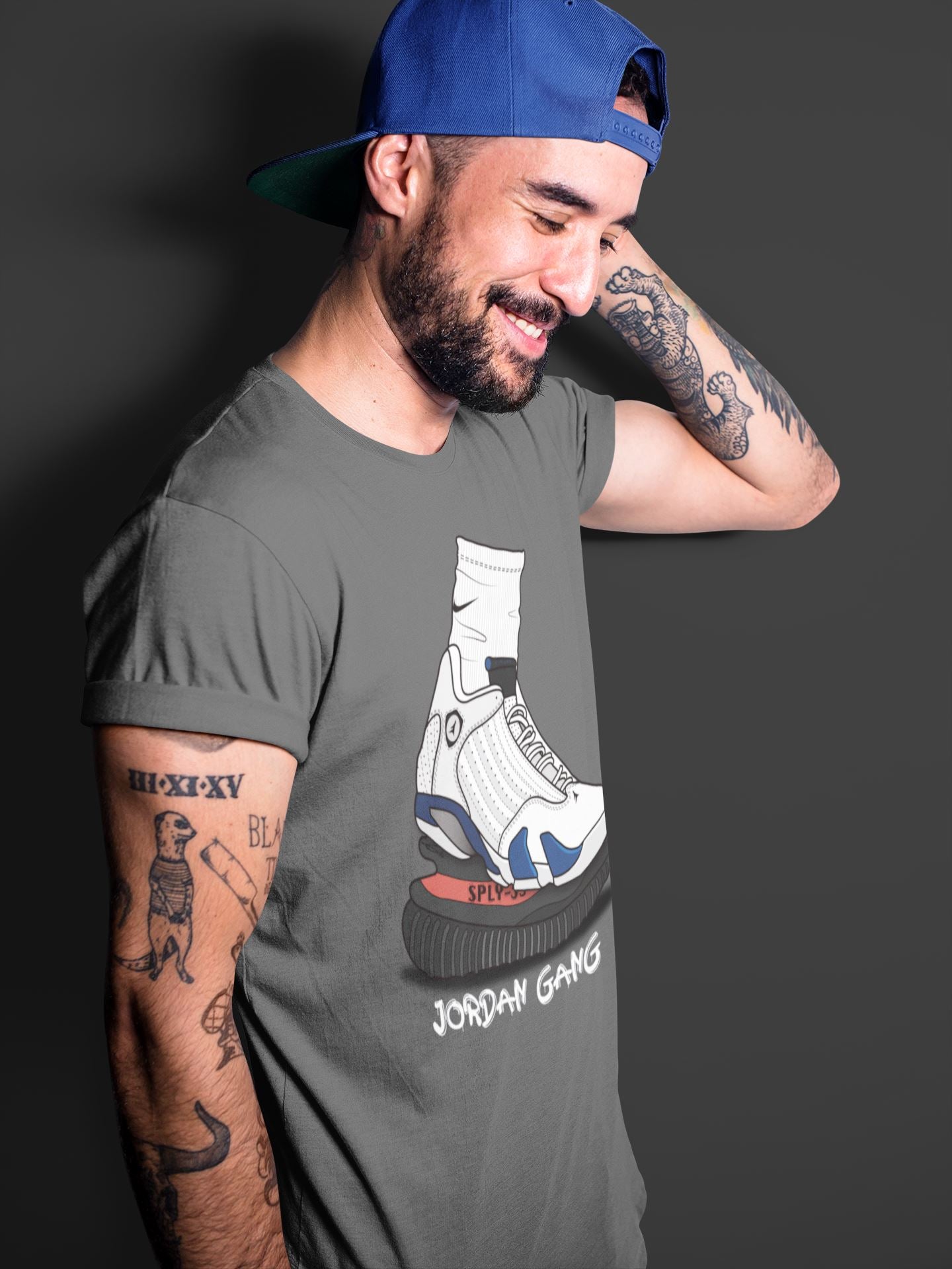 Jordan 14 Hyper Royal Sneaker Match Tees Jordan Gang Sneaker Tees Jordan 14 Hyper Royal Sneaker Release Tees Unisex Shirts