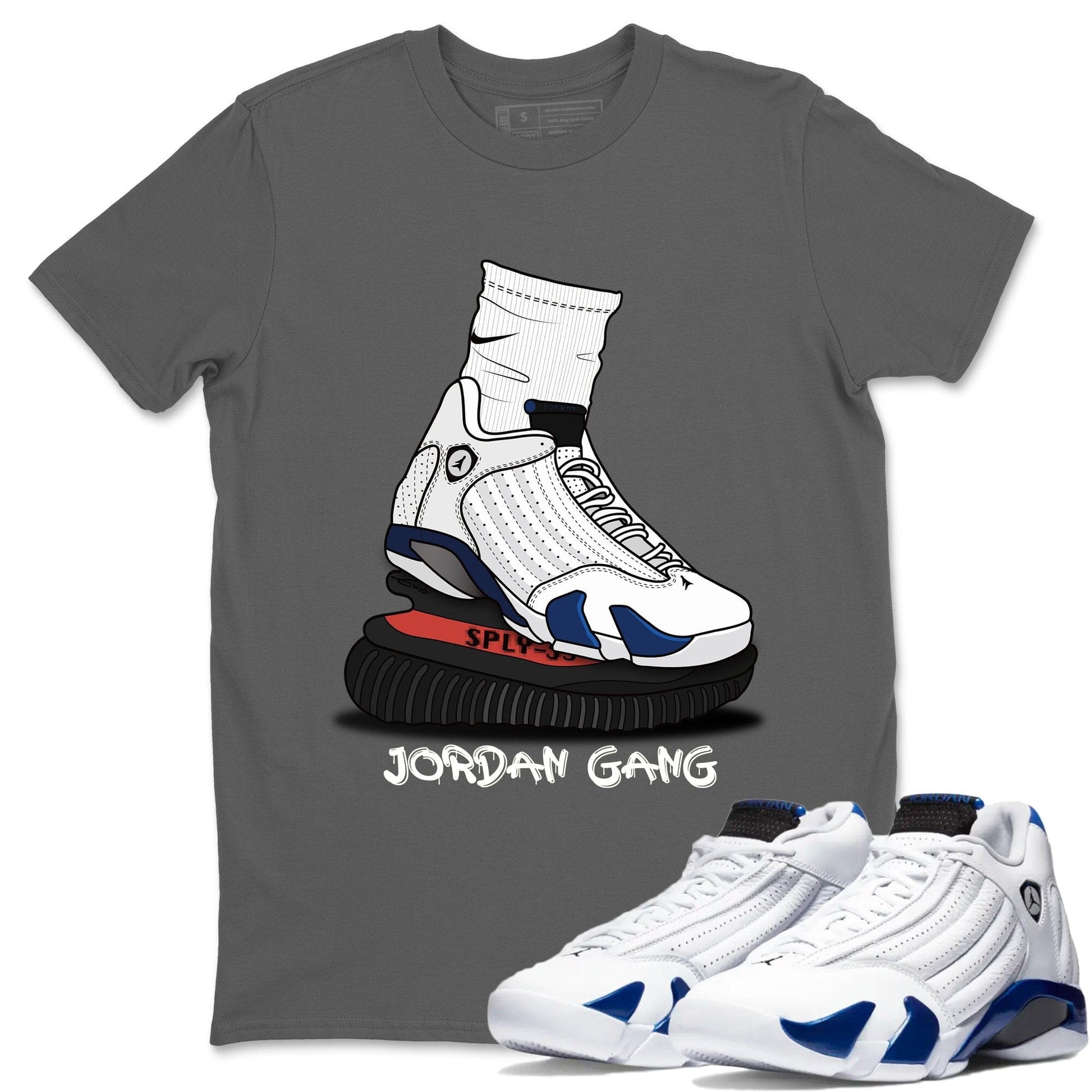 Jordan 14 Hyper Royal Sneaker Match Tees Jordan Gang Sneaker Tees Jordan 14 Hyper Royal Sneaker Release Tees Unisex Shirts