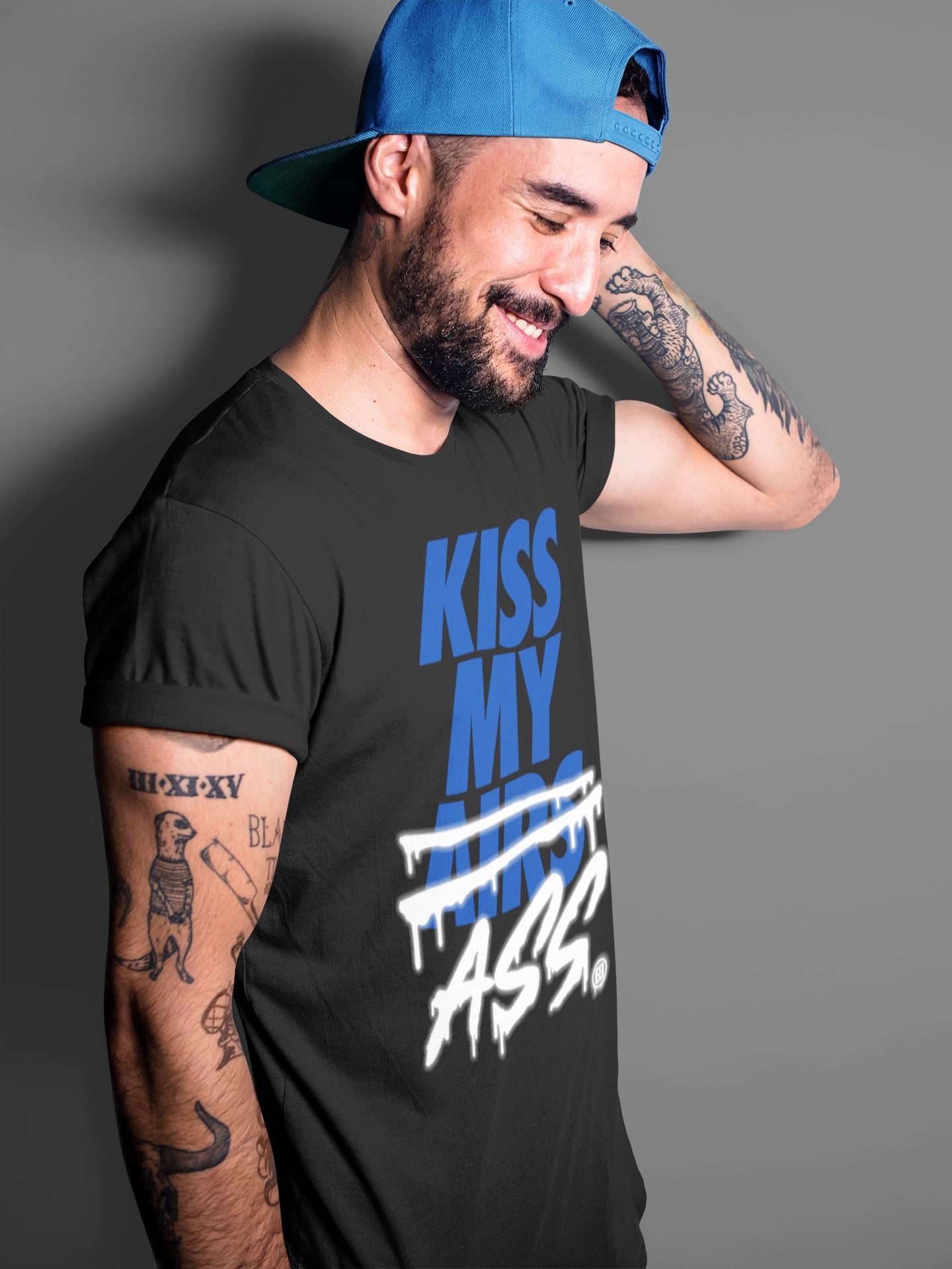 Jordan 14 Hyper Royal Sneaker Match Tees Kiss My Ass Sneaker Tees Jordan 14 Hyper Royal Sneaker Release Tees Unisex Shirts