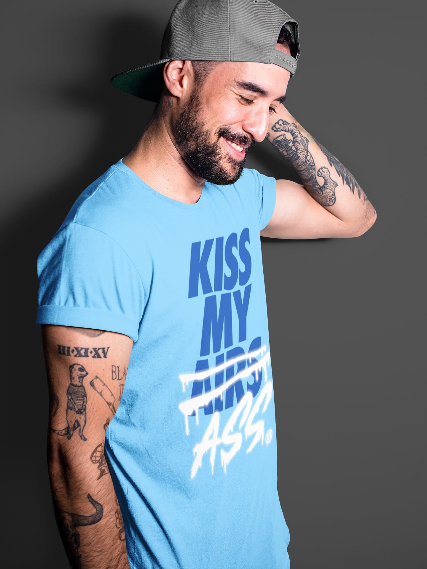 Jordan 14 Hyper Royal Sneaker Match Tees Kiss My Ass Sneaker Tees Jordan 14 Hyper Royal Sneaker Release Tees Unisex Shirts