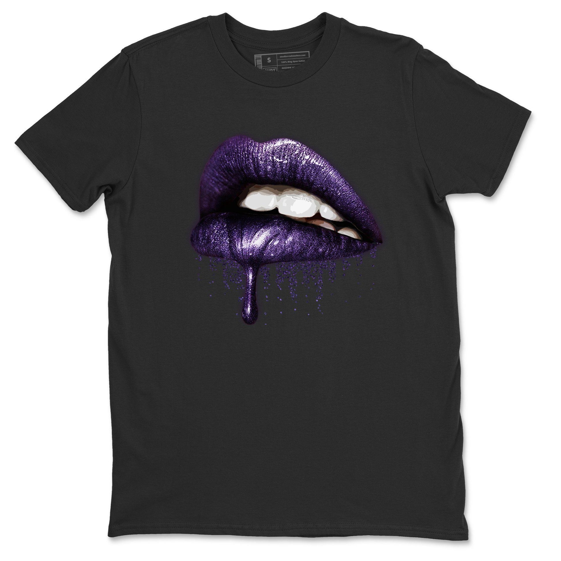 Jordan 3 Court Purple Sneaker Match Tees Dripping Lips Sneaker Tees Jordan 3 Court Purple Sneaker Release Tees Unisex Shirts
