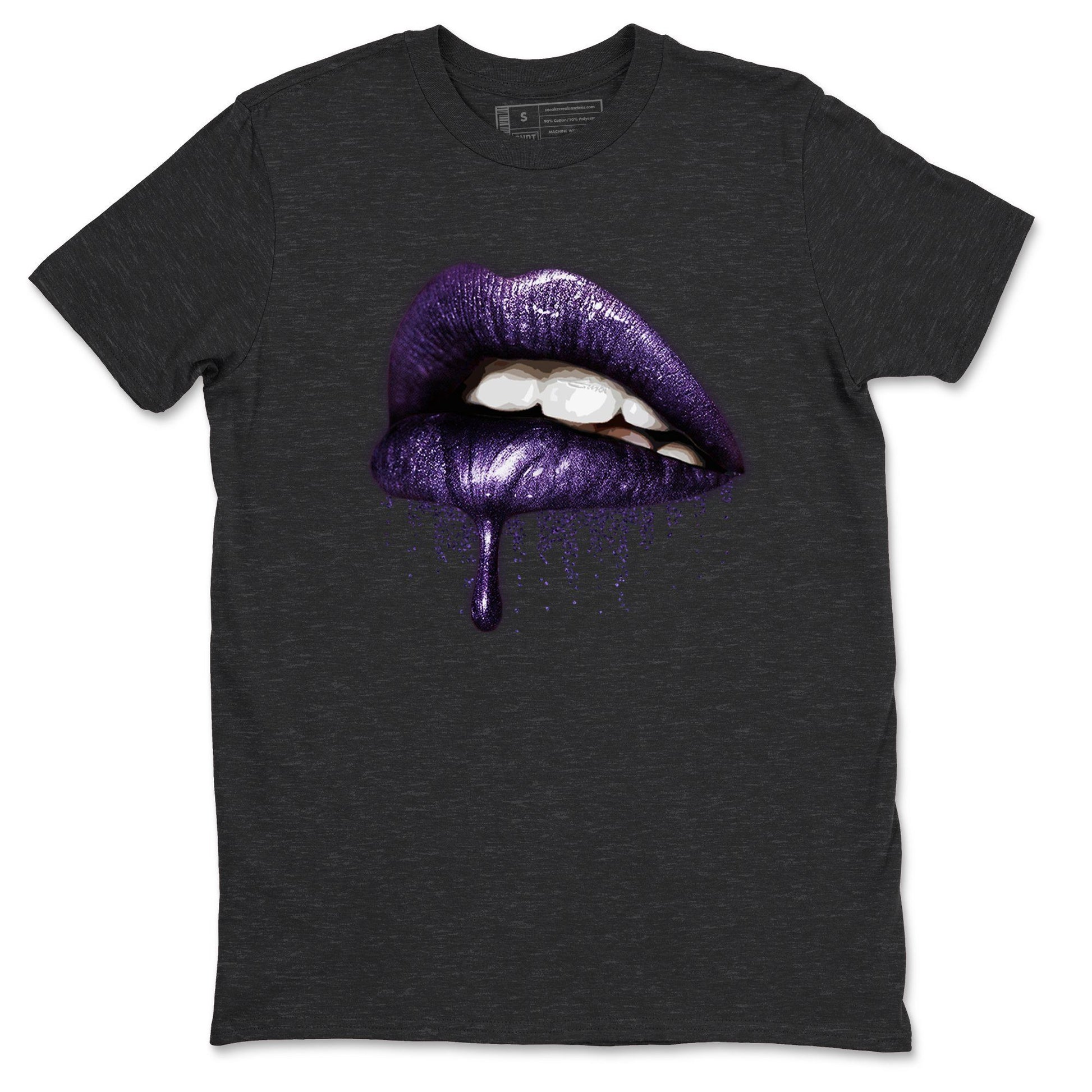 Jordan 3 Court Purple Sneaker Match Tees Dripping Lips Sneaker Tees Jordan 3 Court Purple Sneaker Release Tees Unisex Shirts