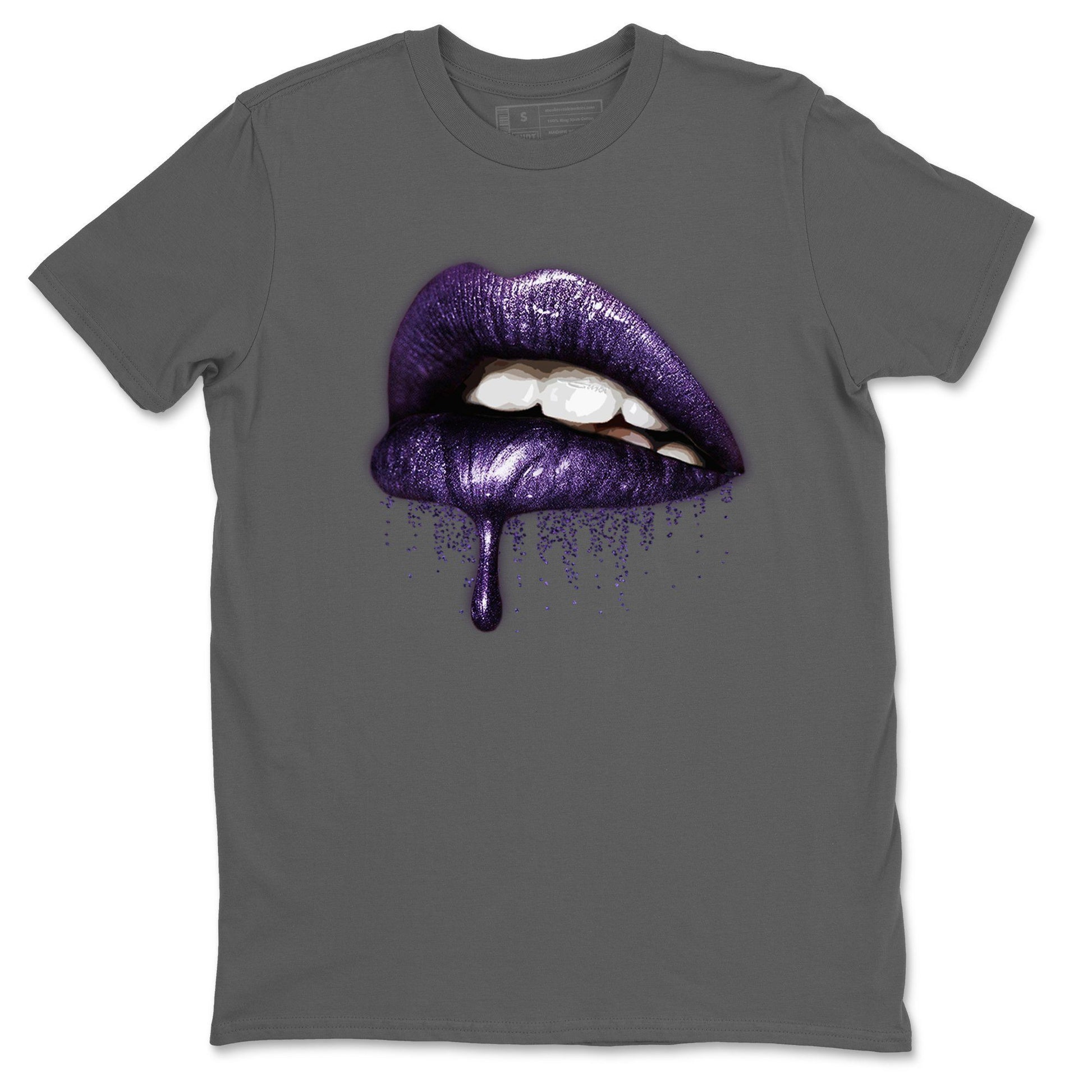 Jordan 3 Court Purple Sneaker Match Tees Dripping Lips Sneaker Tees Jordan 3 Court Purple Sneaker Release Tees Unisex Shirts