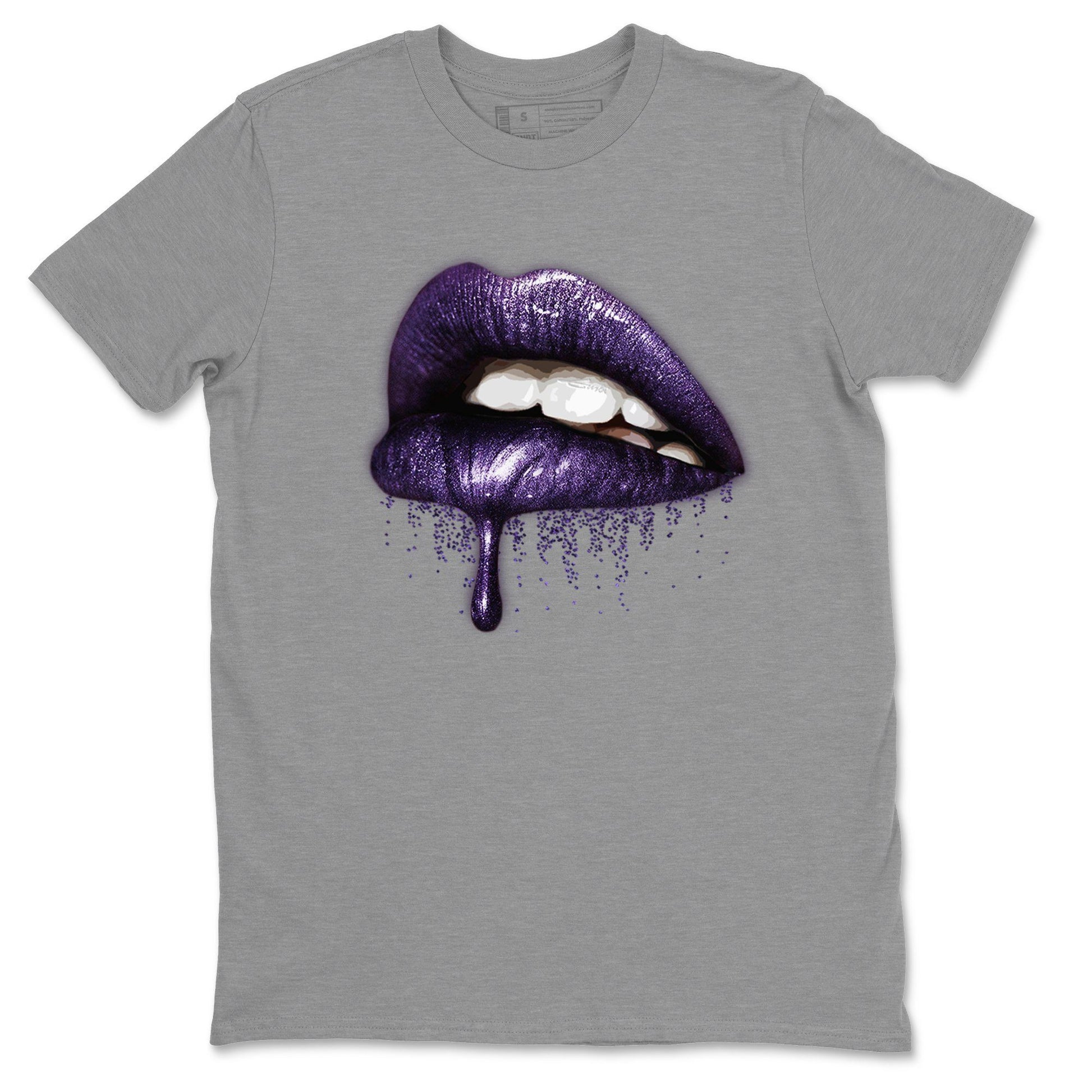 Jordan 3 Court Purple Sneaker Match Tees Dripping Lips Sneaker Tees Jordan 3 Court Purple Sneaker Release Tees Unisex Shirts