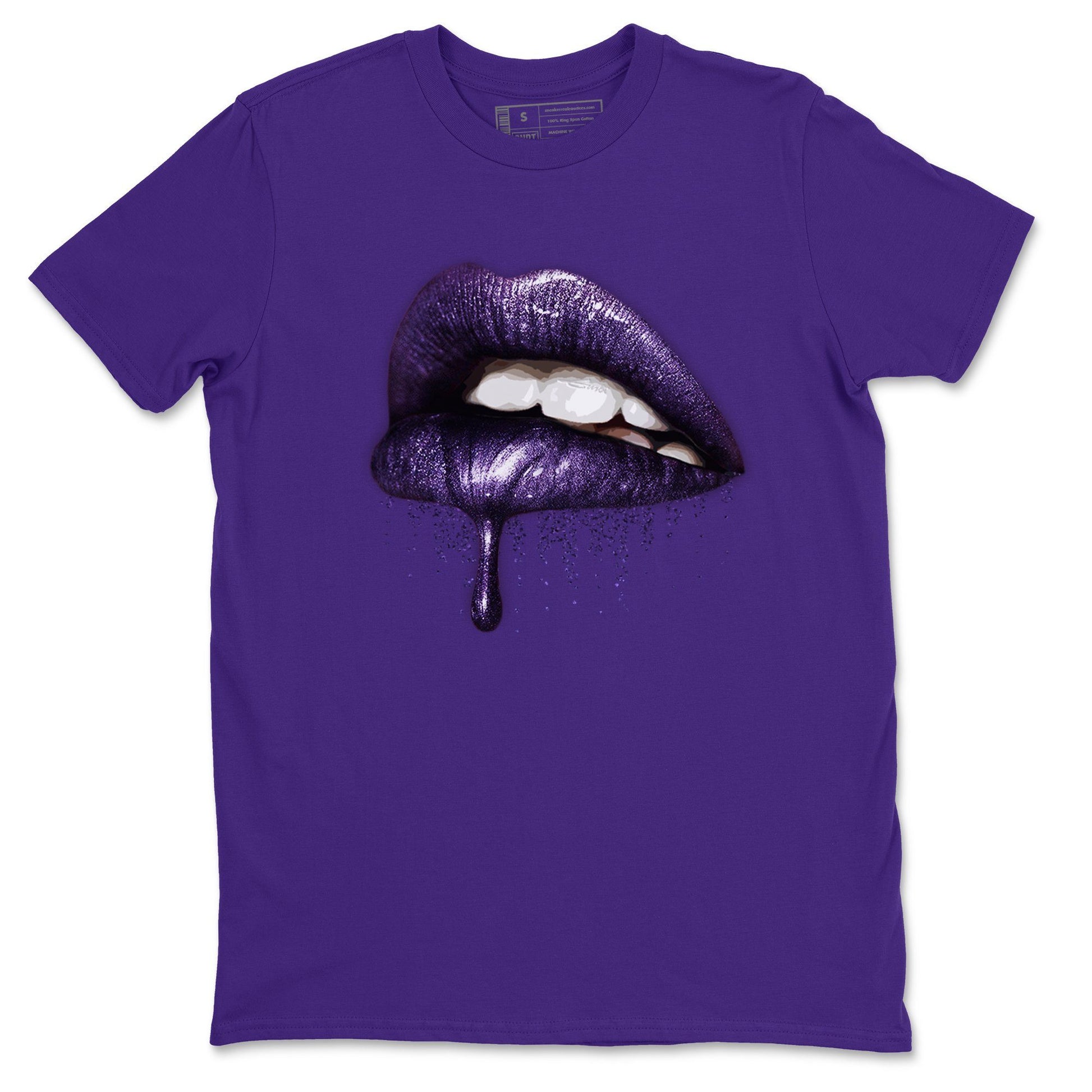 Jordan 3 Court Purple Sneaker Match Tees Dripping Lips Sneaker Tees Jordan 3 Court Purple Sneaker Release Tees Unisex Shirts