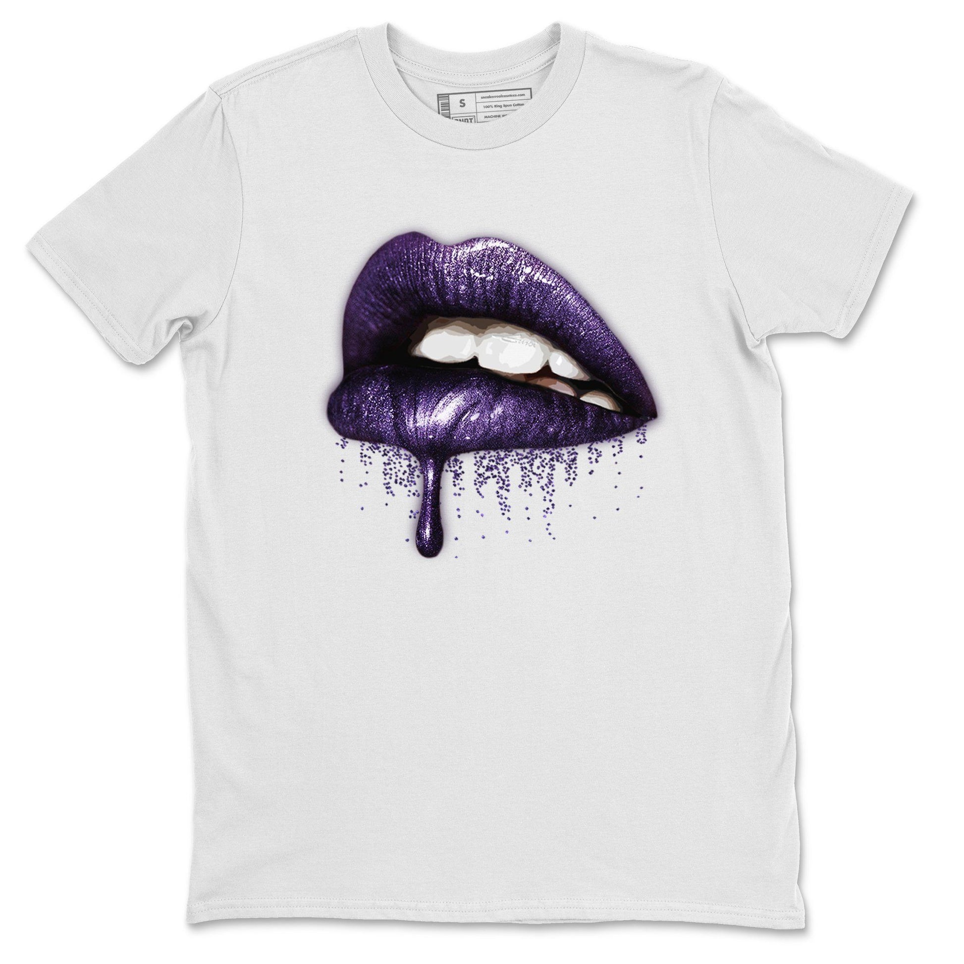 Jordan 3 Court Purple Sneaker Match Tees Dripping Lips Sneaker Tees Jordan 3 Court Purple Sneaker Release Tees Unisex Shirts