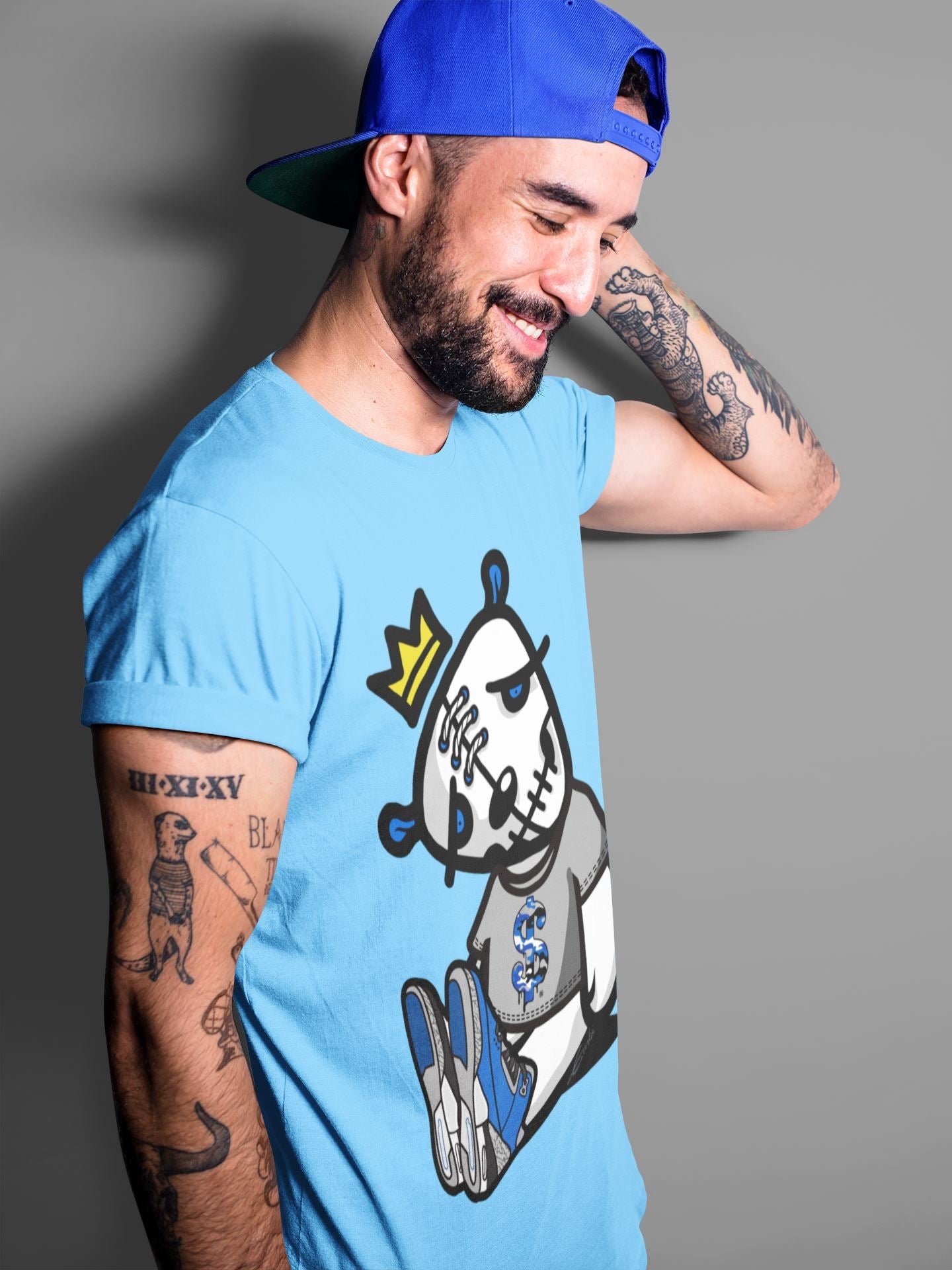 Jordan 3 Varsity Royal Sneaker Match Tees Dead Dolls Sneaker Tees Jordan 3 Varsity Royal Sneaker Release Tees Unisex Shirts