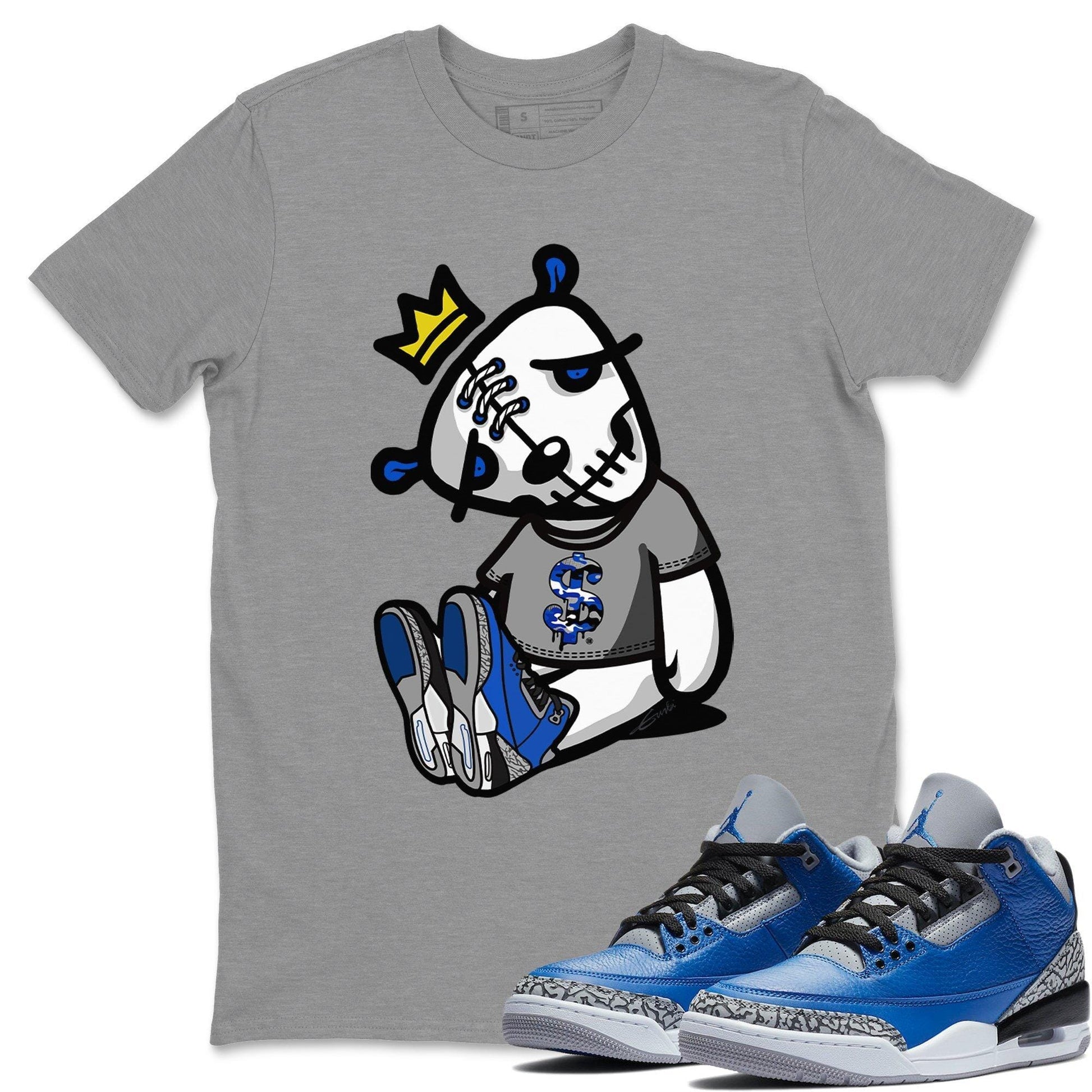 Jordan 3 Varsity Royal Sneaker Match Tees Dead Dolls Sneaker Tees Jordan 3 Varsity Royal Sneaker Release Tees Unisex Shirts