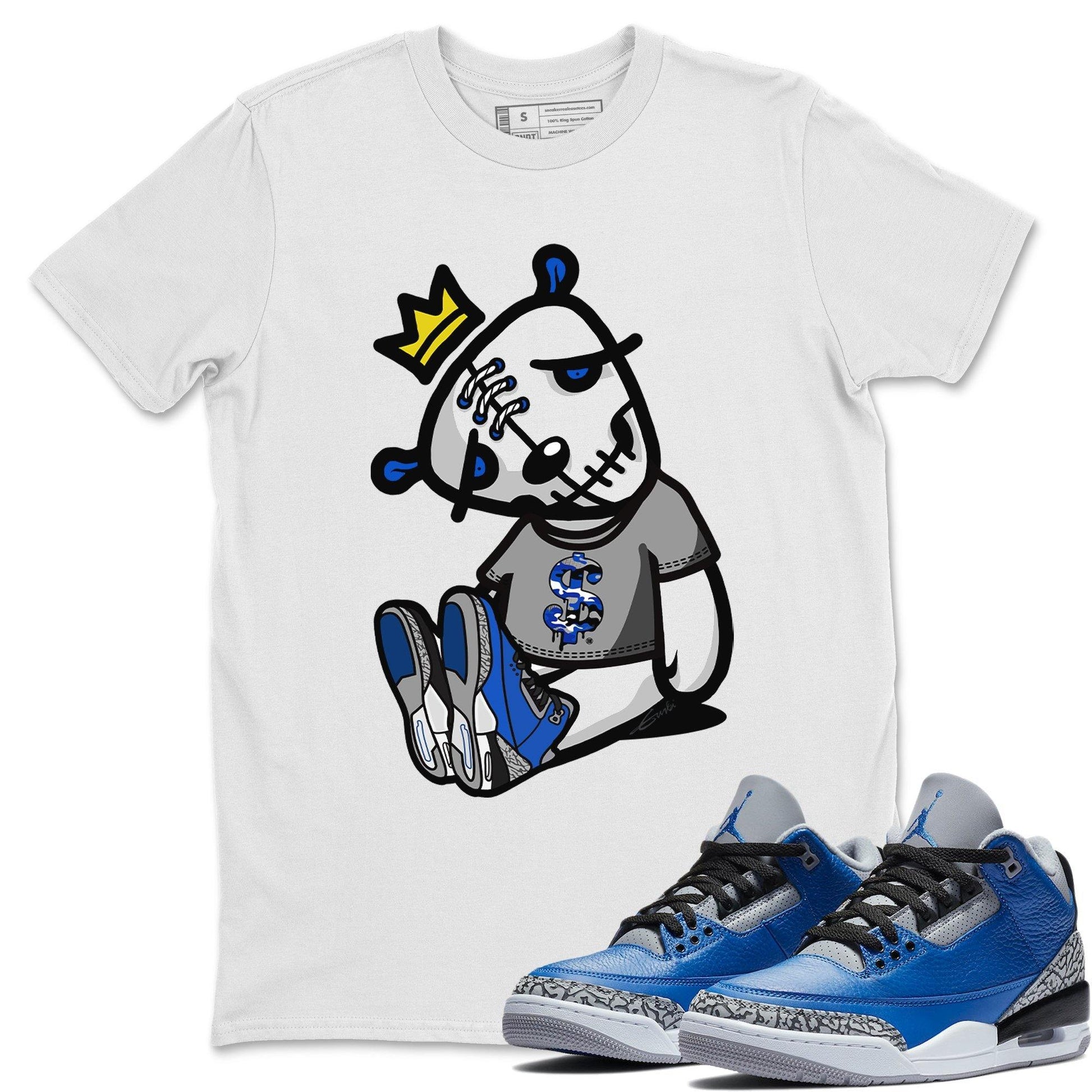 Jordan 3 Varsity Royal Sneaker Match Tees Dead Dolls Sneaker Tees Jordan 3 Varsity Royal Sneaker Release Tees Unisex Shirts