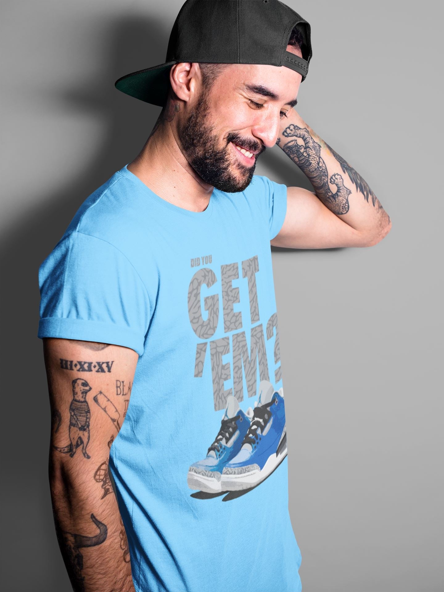 Jordan 3 Varsity Royal Sneaker Match Tees Did You Get Em SNRT Sneaker Tees Jordan 3 Varsity Royal SNRT Sneaker Release Tees Unisex Shirts