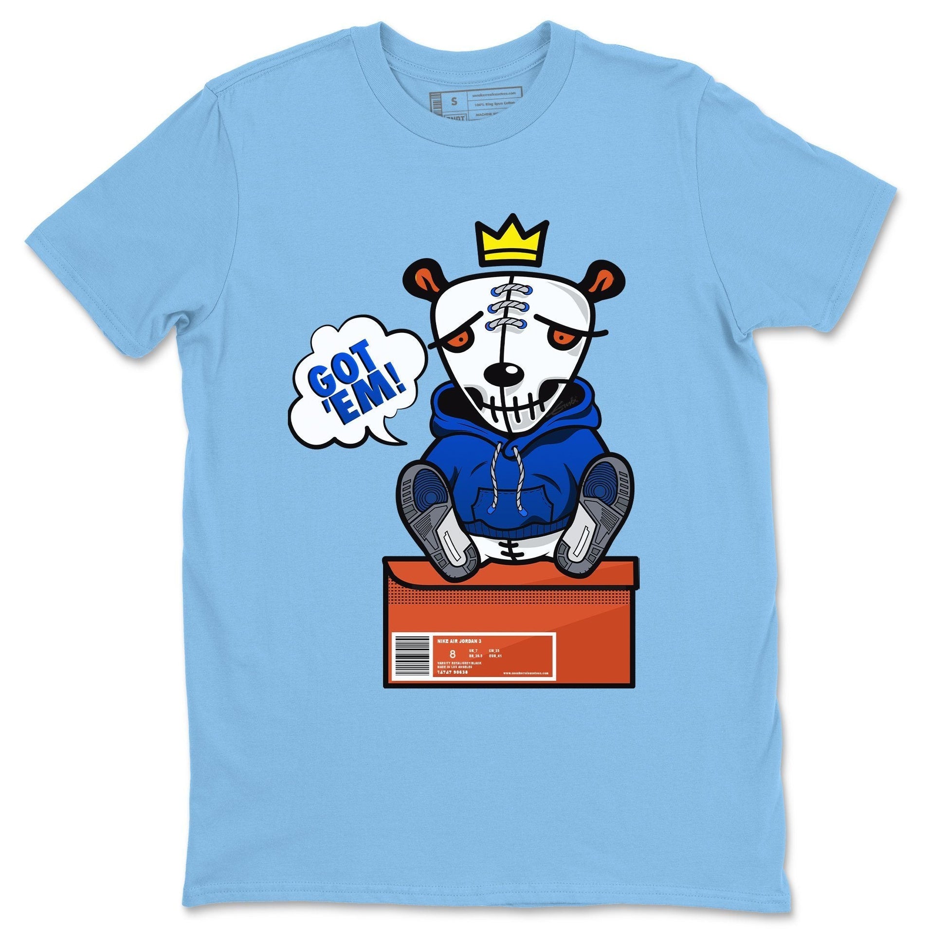Jordan 3 Varsity Royal Sneaker Match Tees Got Em Sneaker Tees Jordan 3 Varsity Royal Sneaker Release Tees Unisex Shirts