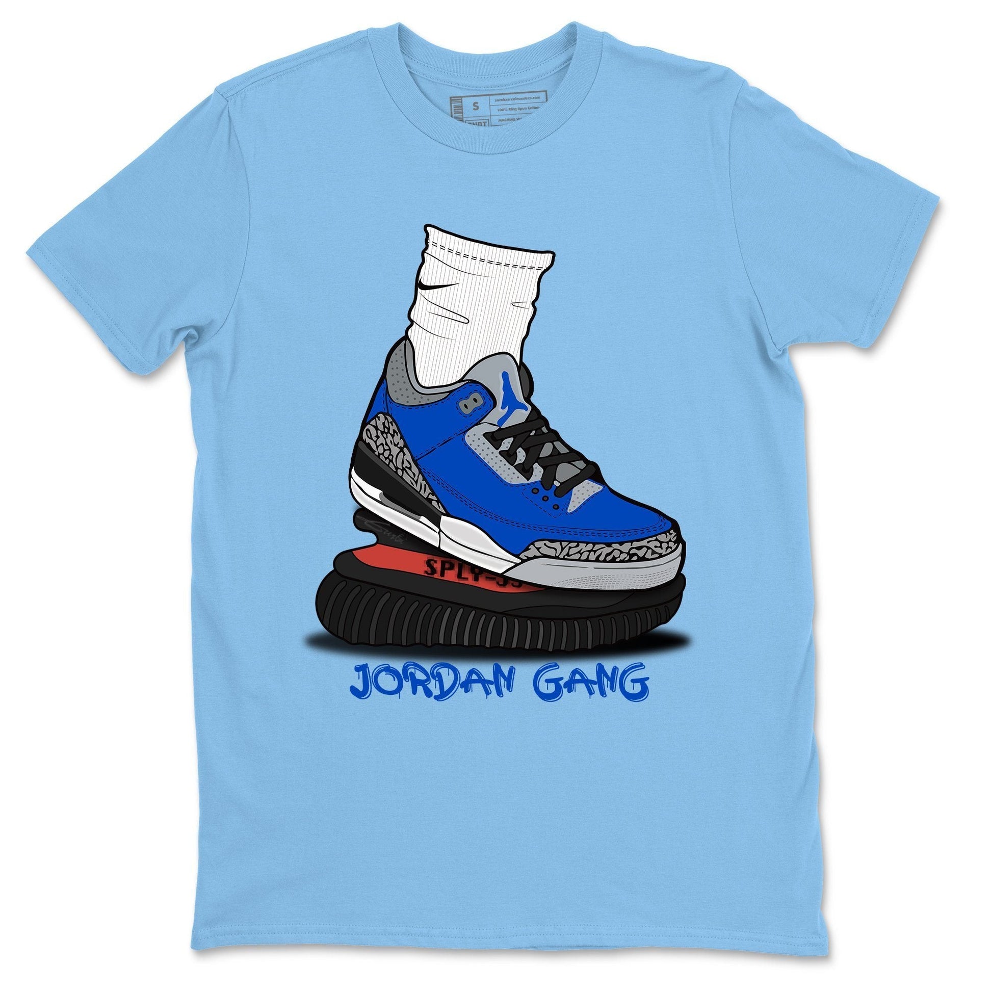 Jordan 3 Varsity Royal Sneaker Match Tees Jordan Gang Sneaker Tees Jordan 3 Varsity Royal Sneaker Release Tees Unisex Shirts