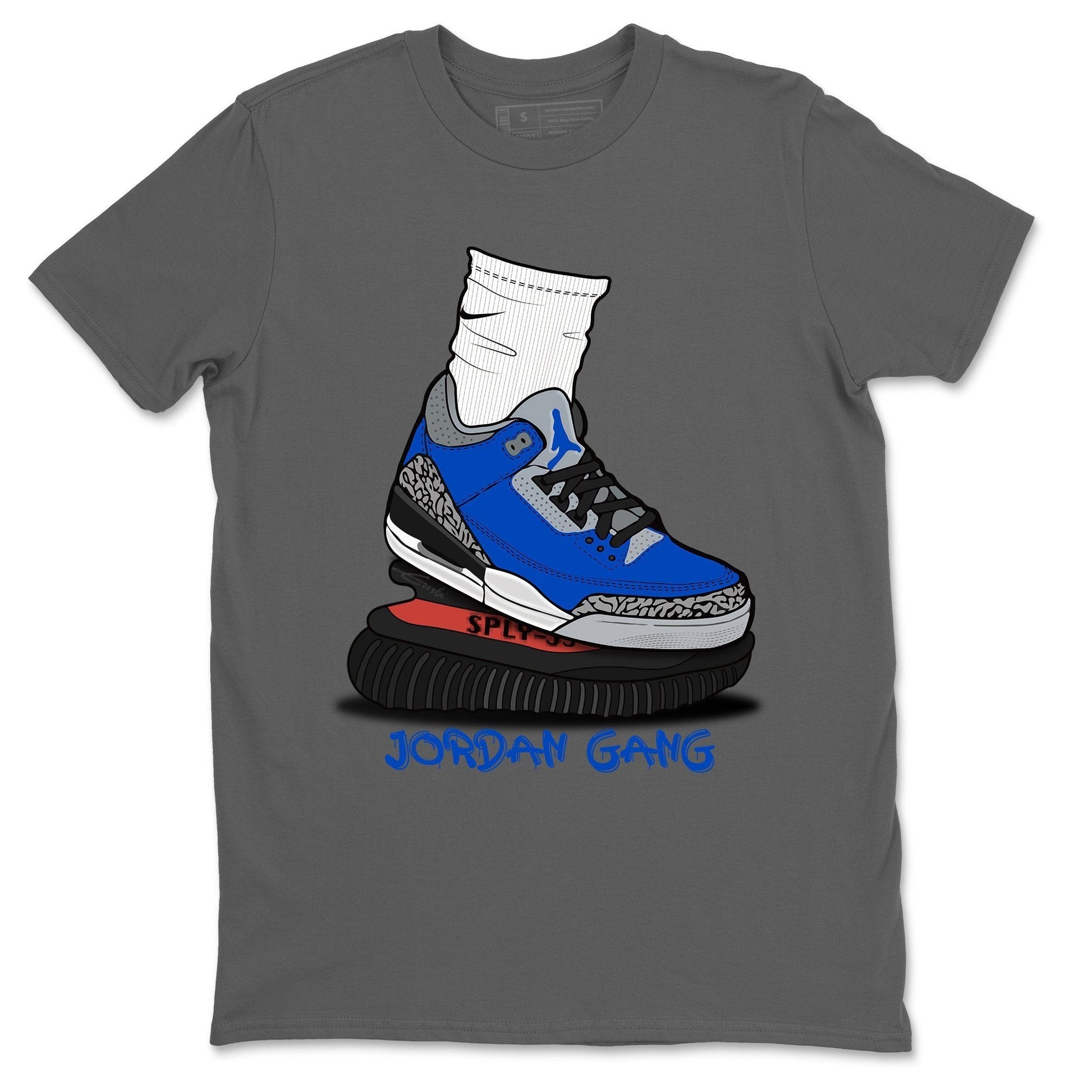 Jordan 3 Varsity Royal Sneaker Match Tees Jordan Gang Sneaker Tees Jordan 3 Varsity Royal Sneaker Release Tees Unisex Shirts