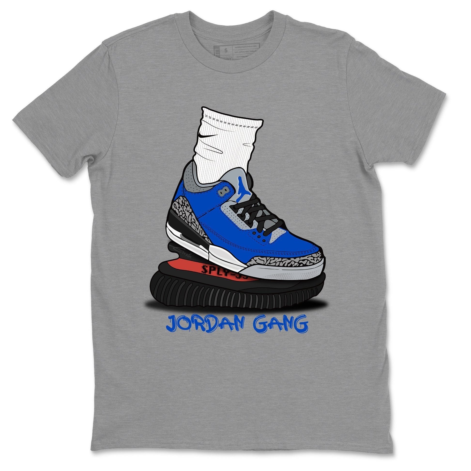 Jordan 3 Varsity Royal Sneaker Match Tees Jordan Gang Sneaker Tees Jordan 3 Varsity Royal Sneaker Release Tees Unisex Shirts
