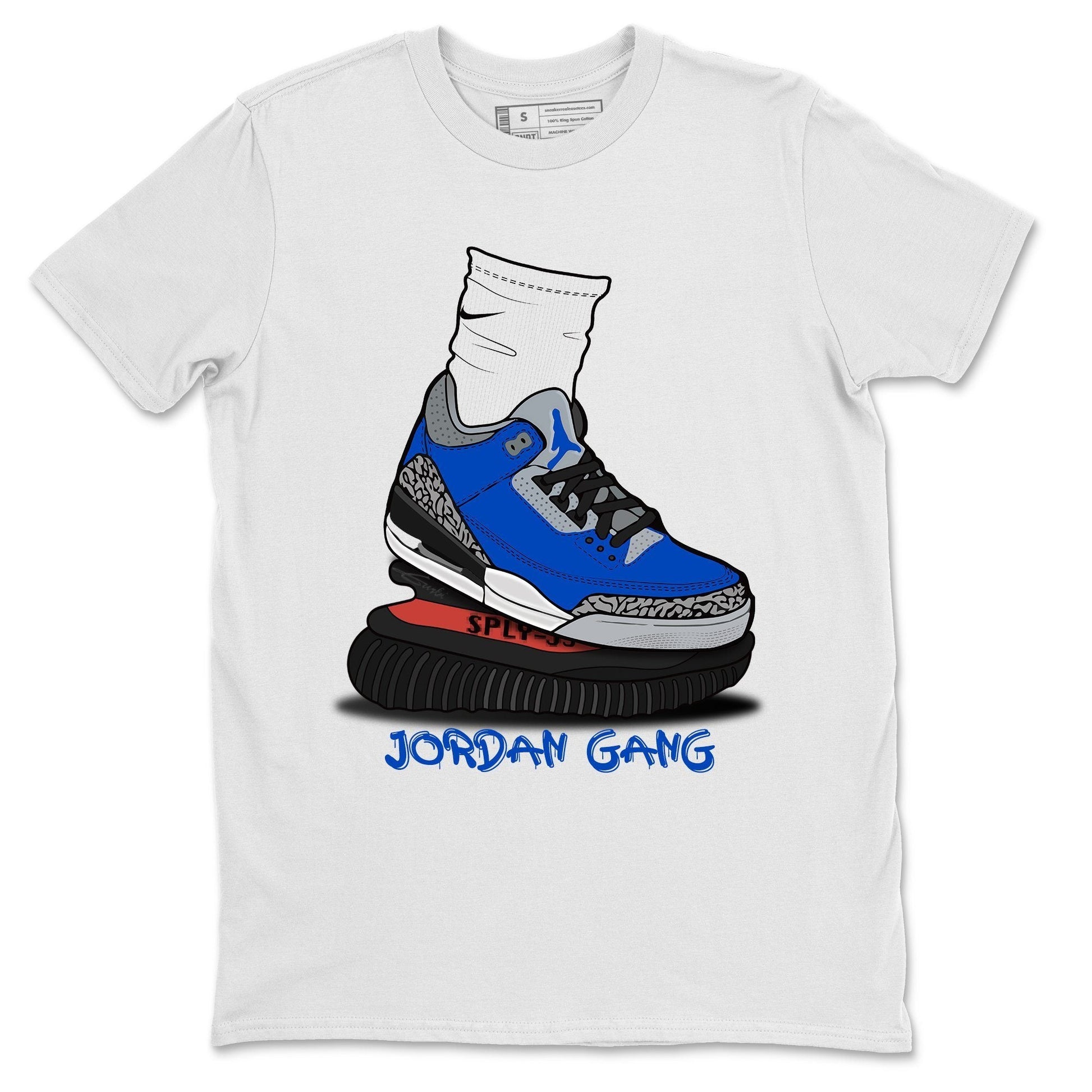 Jordan 3 Varsity Royal Sneaker Match Tees Jordan Gang Sneaker Tees Jordan 3 Varsity Royal Sneaker Release Tees Unisex Shirts