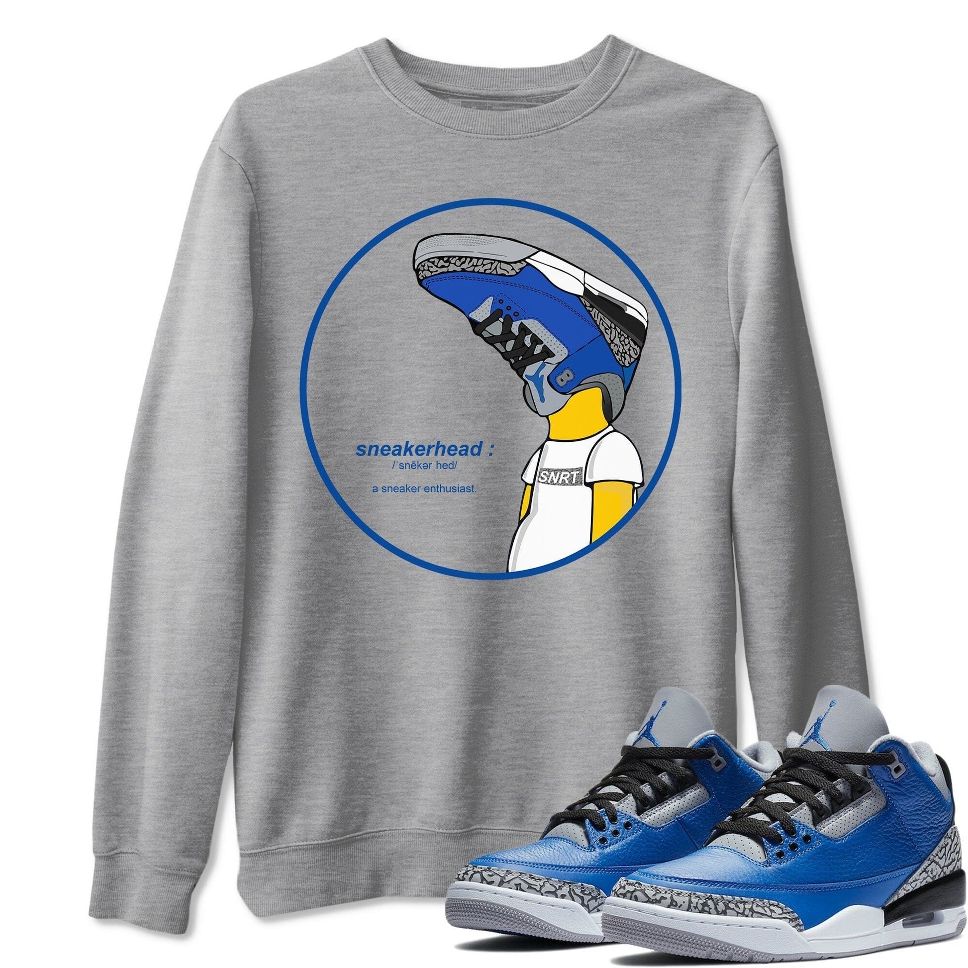 Jordan 3 Varsity Royal Sneaker Match Tees Sneakerhead Sneaker Tees Jordan 3 Varsity Royal Sneaker Release Tees Unisex Shirts