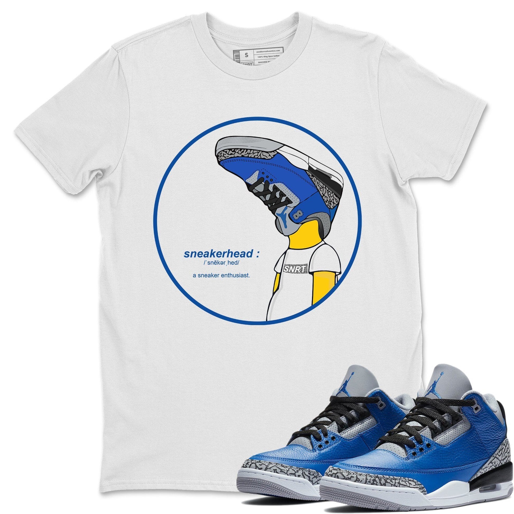 Jordan 3 Varsity Royal Sneaker Match Tees Sneakerhead Sneaker Tees Jordan 3 Varsity Royal Sneaker Release Tees Unisex Shirts
