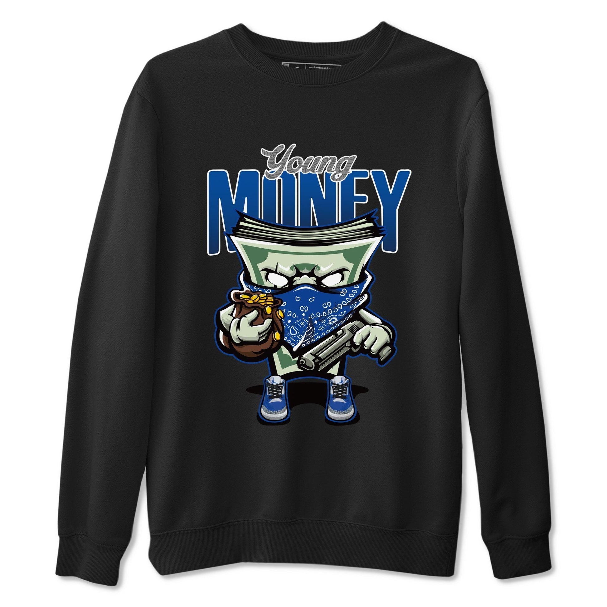 Jordan 3 Varsity Royal Sneaker Match Tees Young Money Sneaker Tees Jordan 3 Varsity Royal Sneaker Release Tees Unisex Shirts