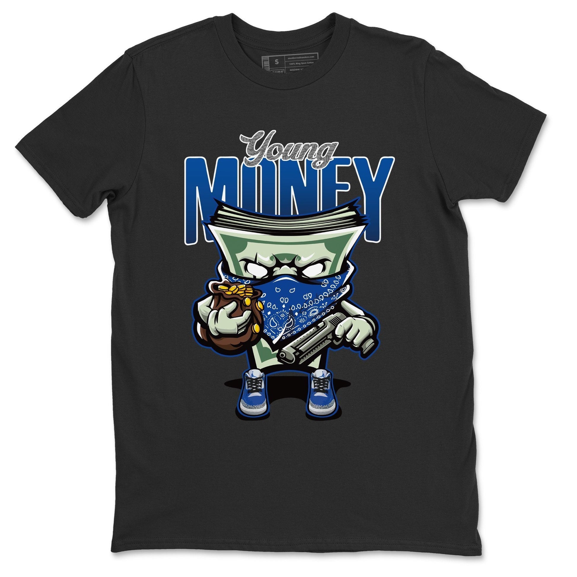 Jordan 3 Varsity Royal Sneaker Match Tees Young Money Sneaker Tees Jordan 3 Varsity Royal Sneaker Release Tees Unisex Shirts