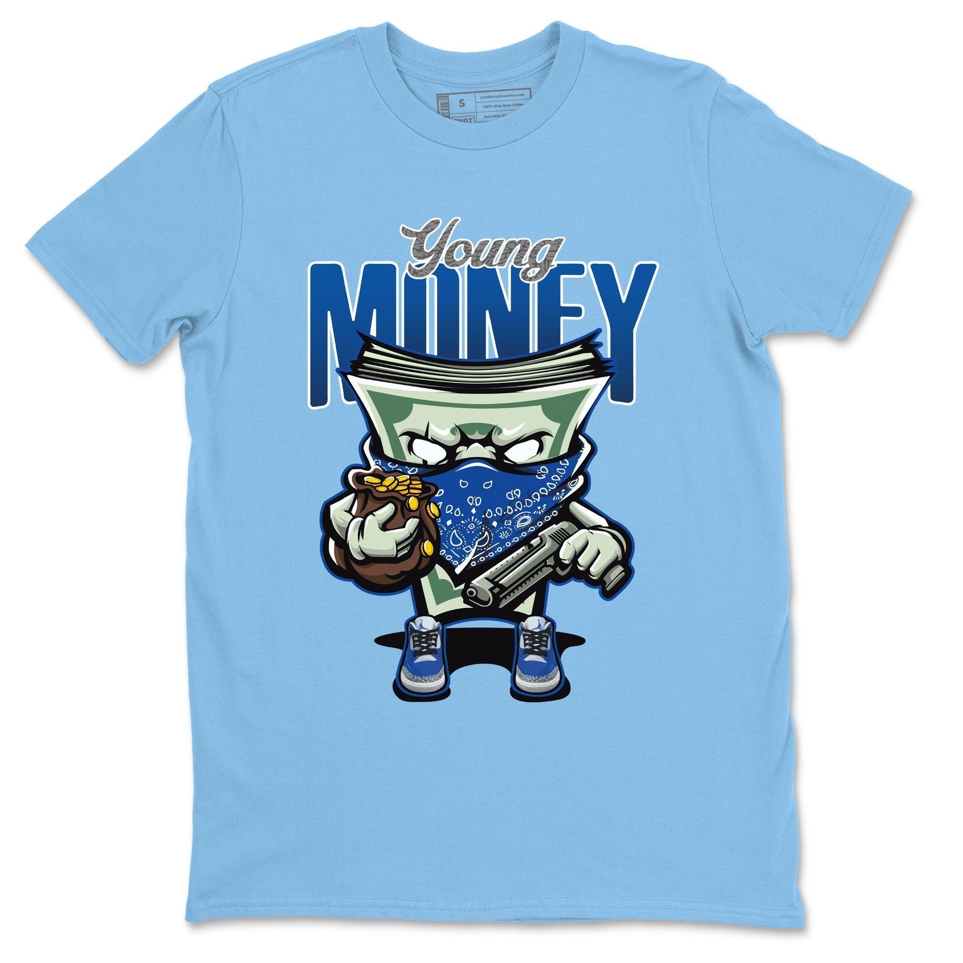 Jordan 3 Varsity Royal Sneaker Match Tees Young Money Sneaker Tees Jordan 3 Varsity Royal Sneaker Release Tees Unisex Shirts