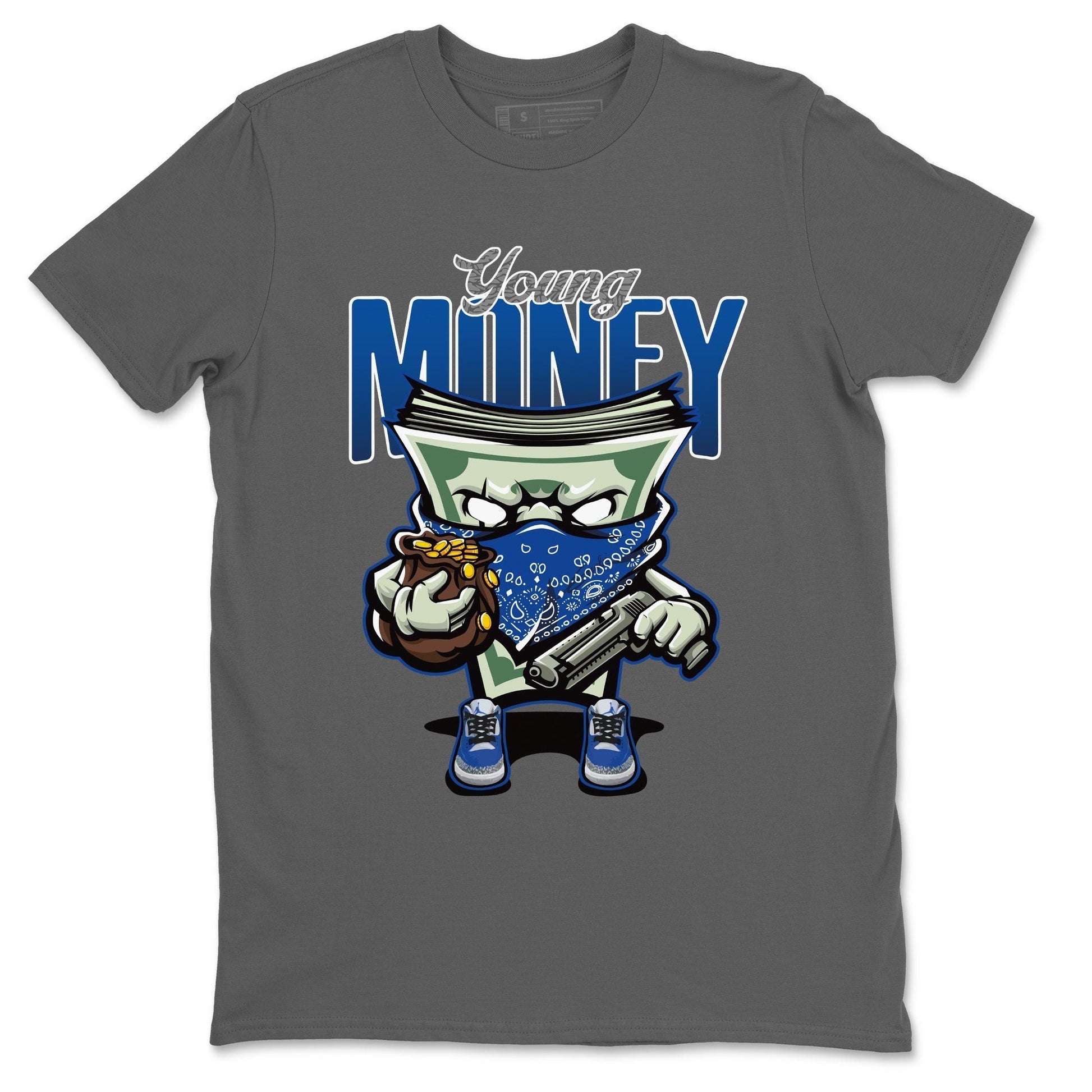 Jordan 3 Varsity Royal Sneaker Match Tees Young Money Sneaker Tees Jordan 3 Varsity Royal Sneaker Release Tees Unisex Shirts