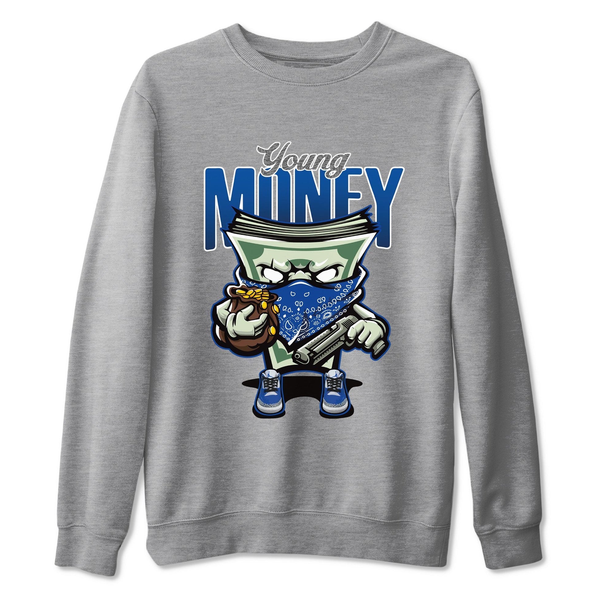 Jordan 3 Varsity Royal Sneaker Match Tees Young Money Sneaker Tees Jordan 3 Varsity Royal Sneaker Release Tees Unisex Shirts