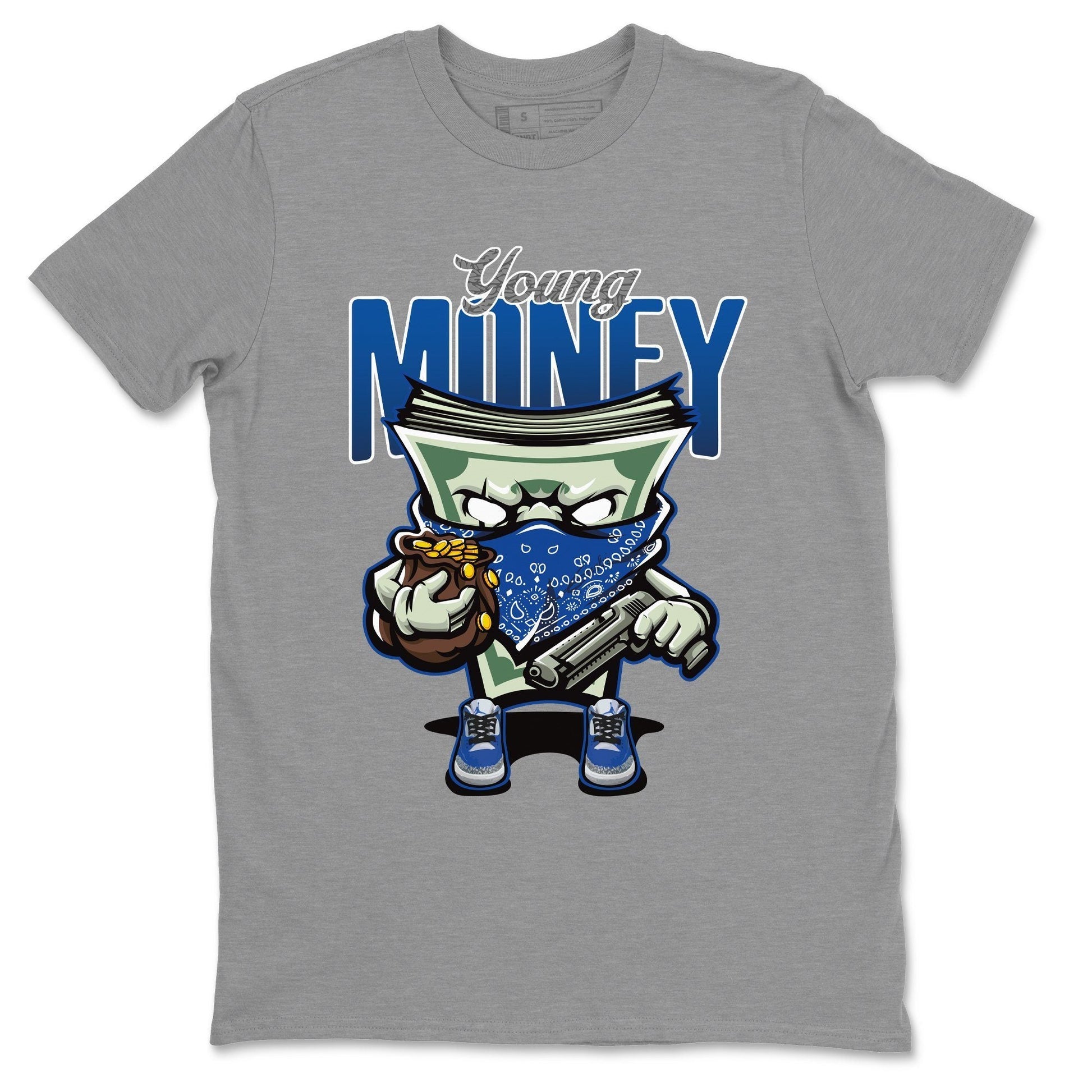 Jordan 3 Varsity Royal Sneaker Match Tees Young Money Sneaker Tees Jordan 3 Varsity Royal Sneaker Release Tees Unisex Shirts