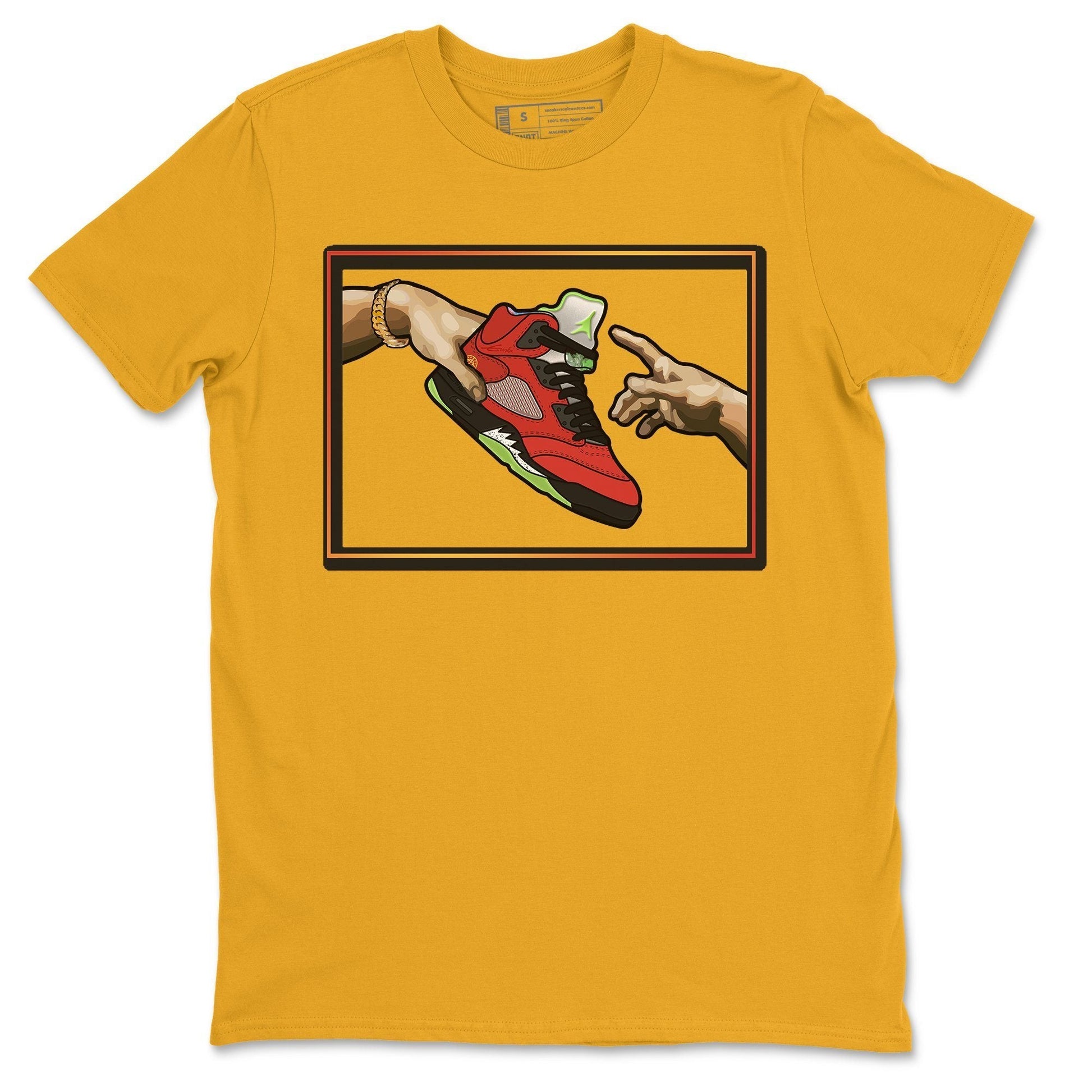 Jordan 5 What The Sneaker Match Tees Adam's Creation Sneaker Tees Jordan 5 What The Sneaker Release Tees Unisex Shirts