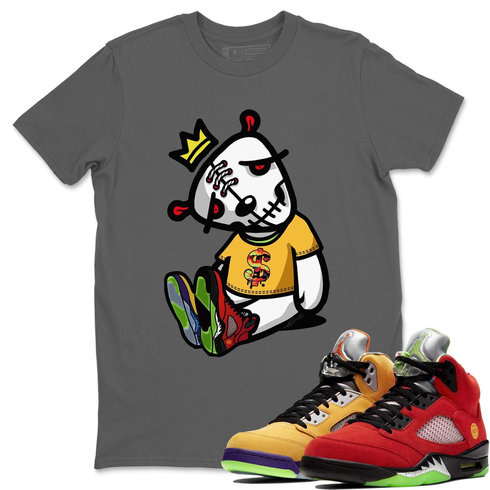 Jordan 5 What The Sneaker Match Tees Dead Dolls Sneaker Tees Jordan 5 What The Sneaker Release Tees Unisex Shirts