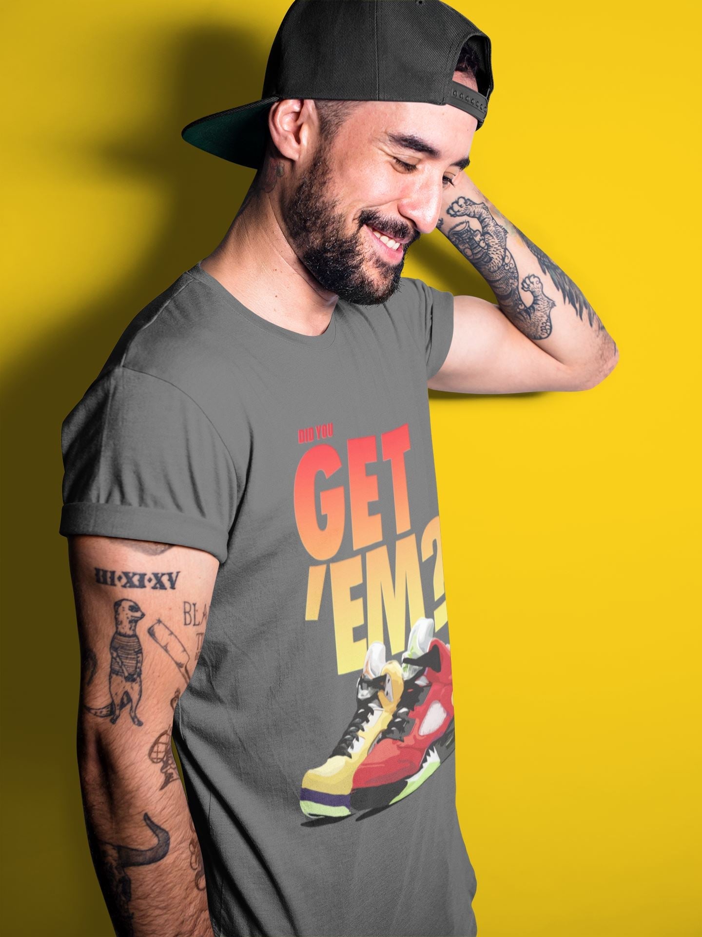 Jordan 5 Retro What The Sneaker Match Tees Did You Get Em SNRT Sneaker Tees Jordan 5 Retro What The SNRT Sneaker Release Tees Unisex Shirts