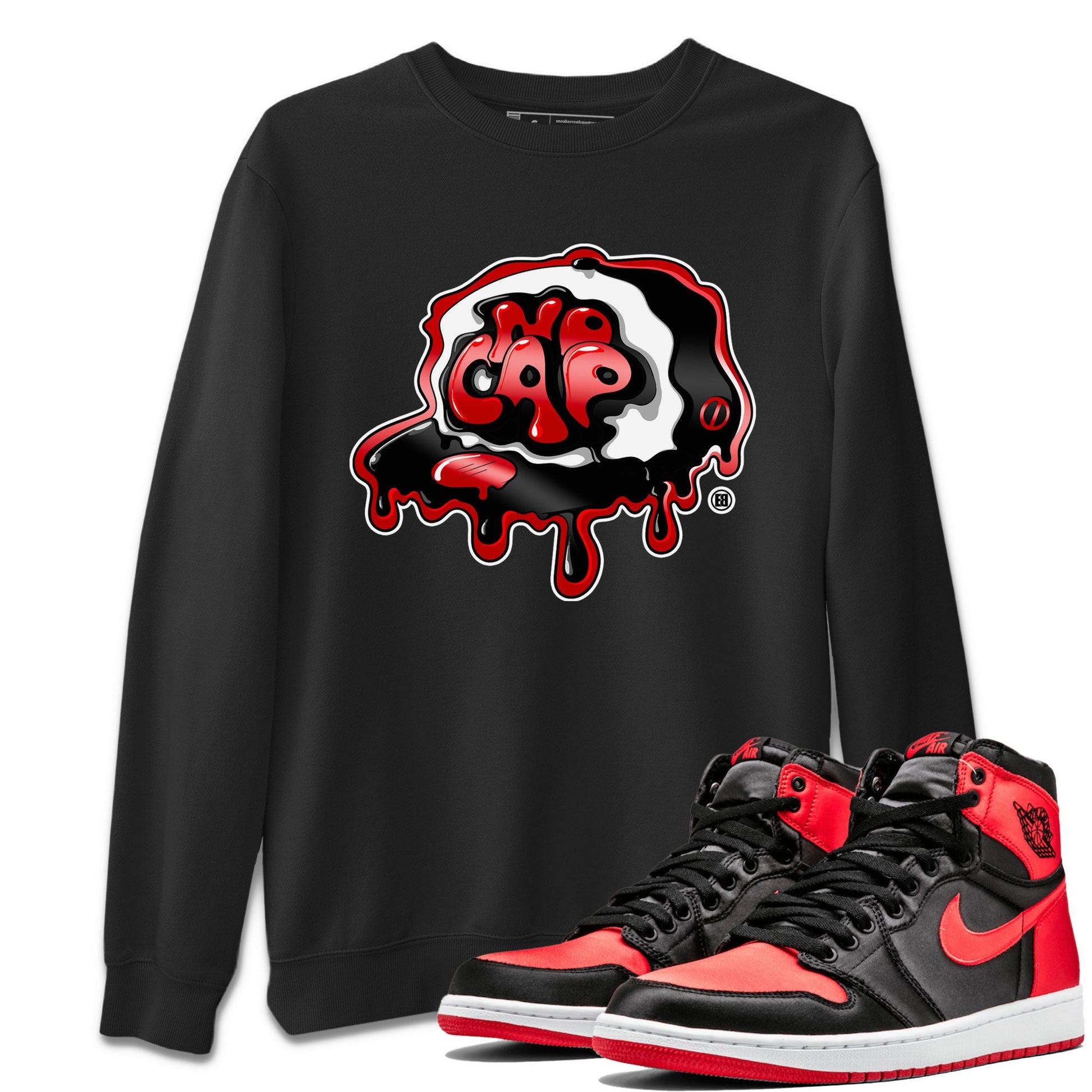 Air Jordan 1 Retro High OG Satin Bred shirt to match jordans No Cap sneaker tees Air Jordan 1 Satin Bred SNRT Sneaker Release Tees Casual Unisex shirts Black 1 T-Shirt