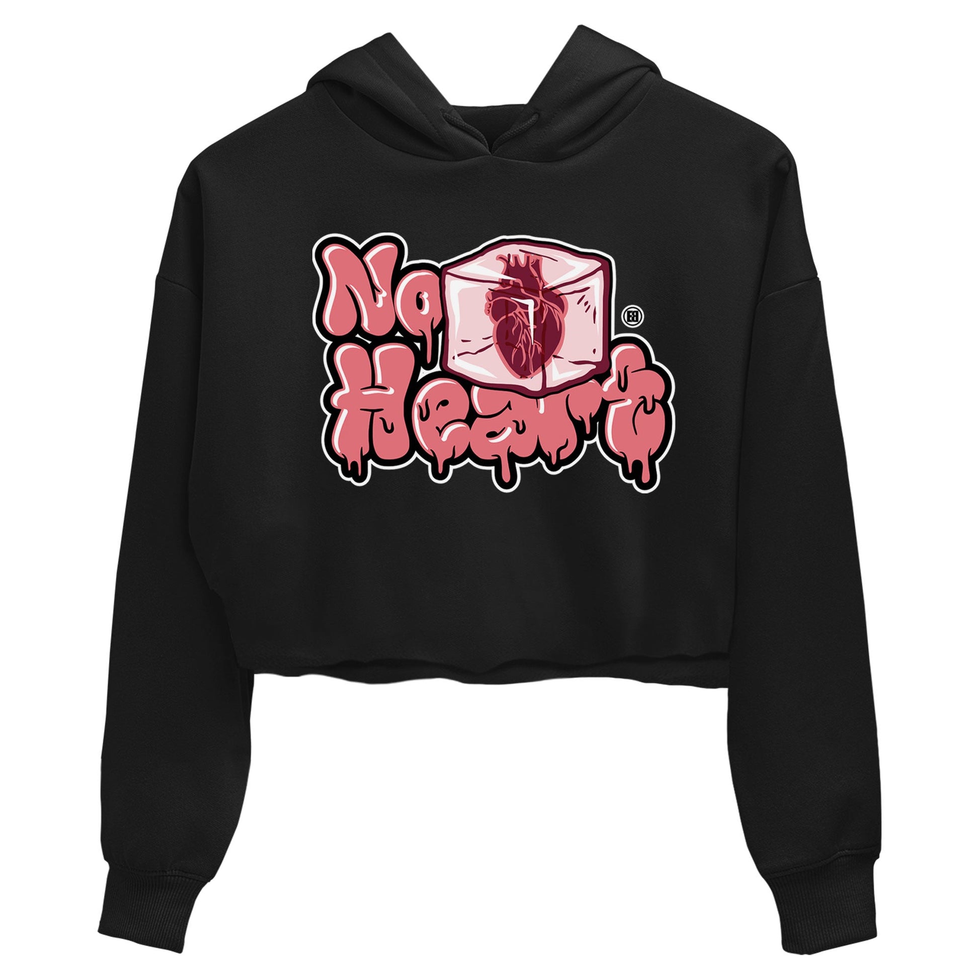 Dunk Valentines Day shirt to match jordans No Hearts sneaker tees Dunk Low Valentine's Day SNRT Sneaker Release Tees Black 2 Crop T-Shirt