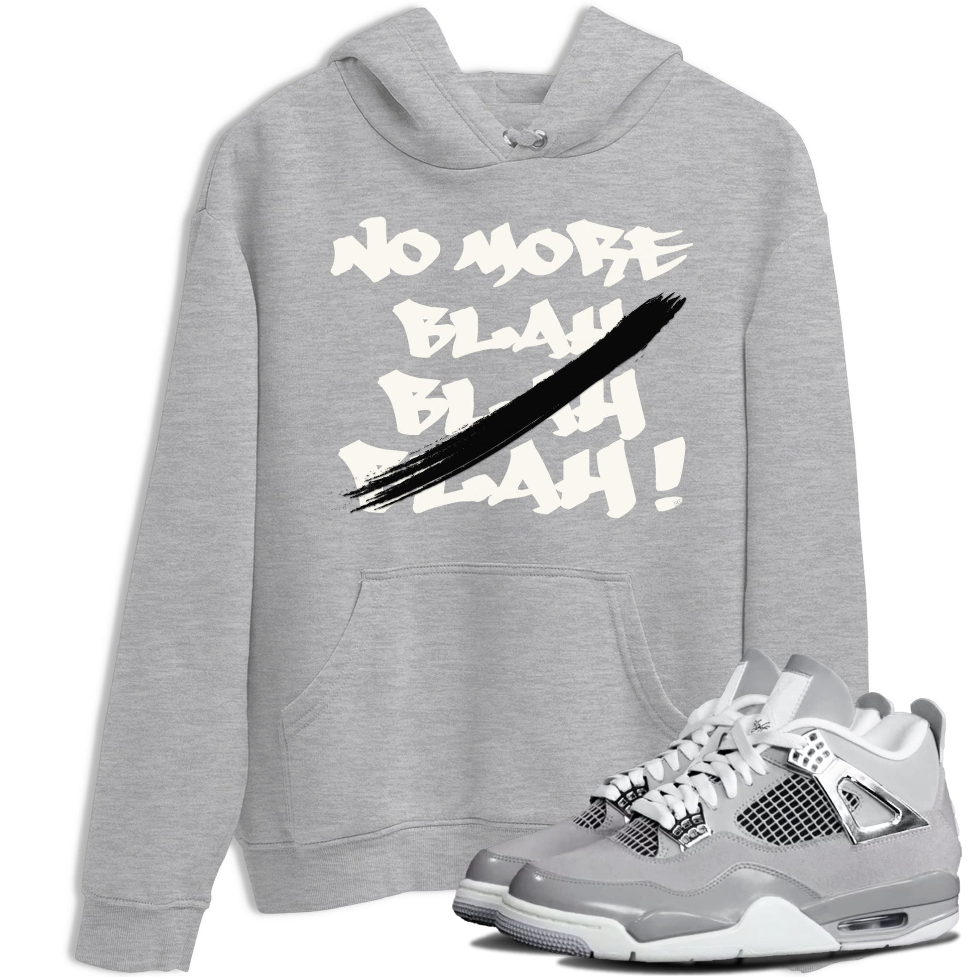 AJ4 Frozen Moments shirt to match jordans No More Blah sneaker tees Crew Neck AJ4 Frozen Moments SNRT Sneaker Release Tees Unisex Casual Shirts Heather Grey 1 T-Shirt