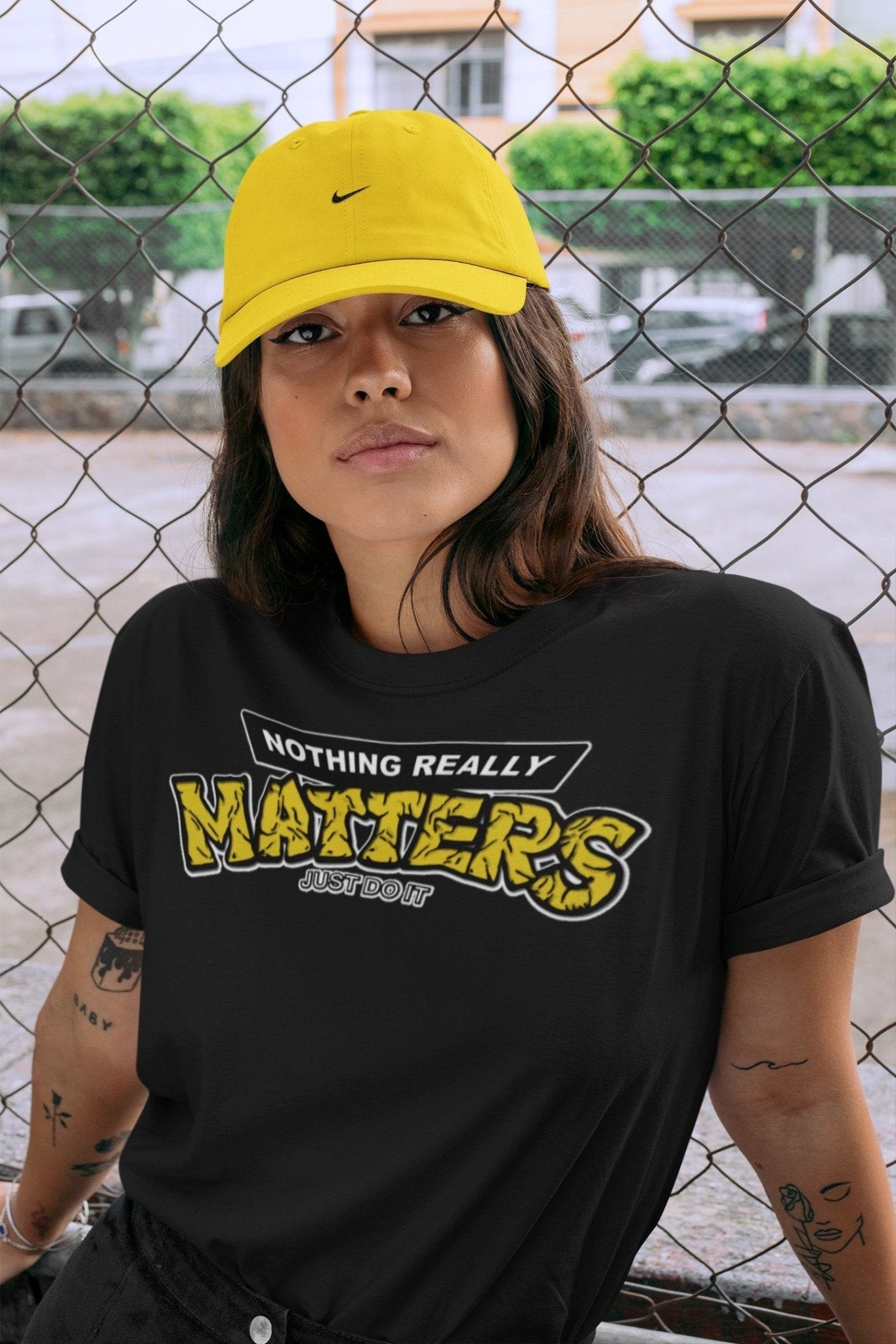 Jordan 4 Lightning Sneaker Match Tees Nothing Matters Sneaker Tees Jordan 4 Lightning Sneaker Release Tees Unisex Shirts