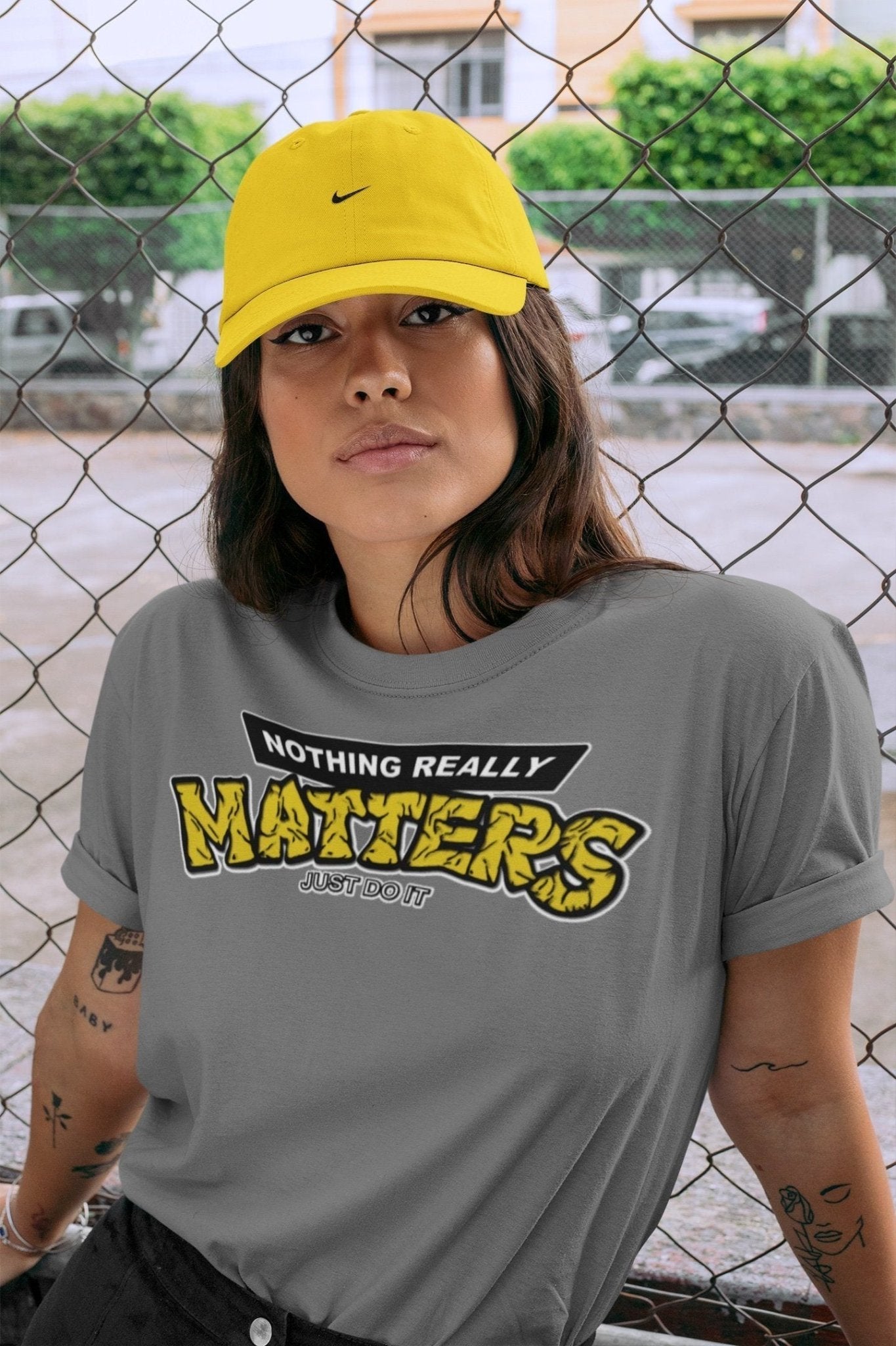 Jordan 4 Lightning Sneaker Match Tees Nothing Matters Sneaker Tees Jordan 4 Lightning Sneaker Release Tees Unisex Shirts