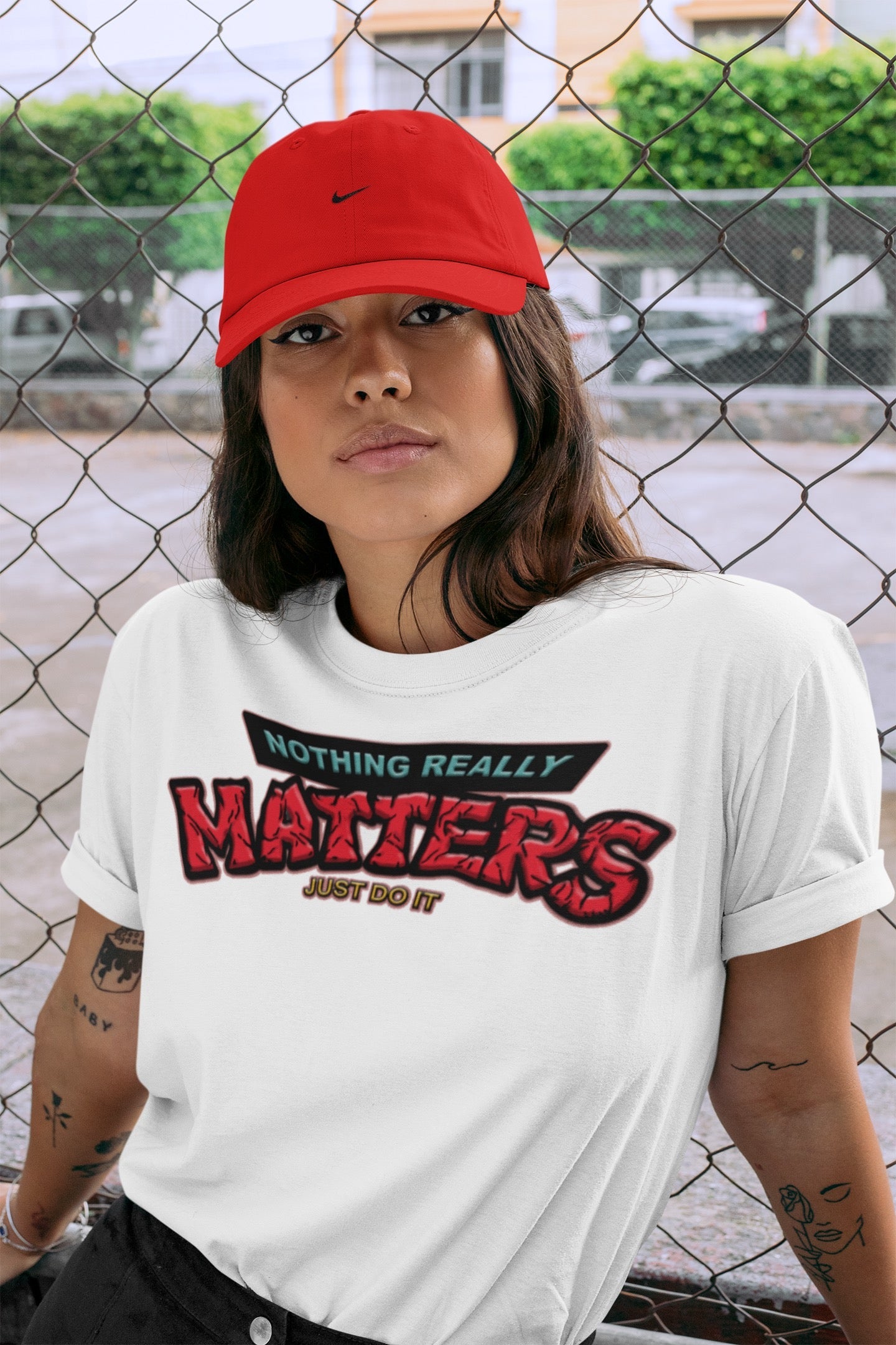 Yeezy 700 Hi-Res Red Sneaker Match Tees Nothing Matters Sneaker Tees Yeezy 700 Hi-Res Red Sneaker Release Tees Unisex Shirts