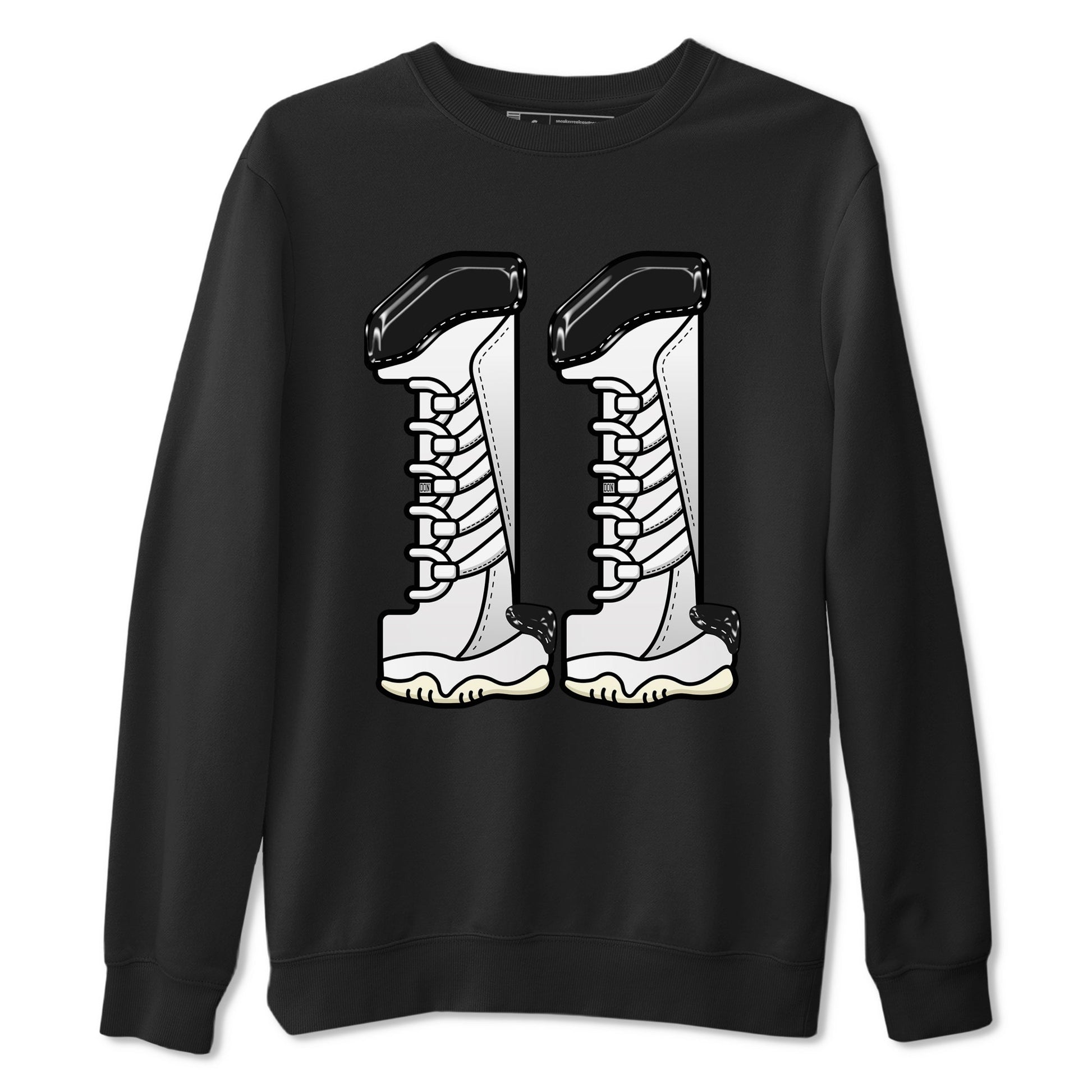11s Gratitude shirt to match jordans Number 11 sneaker tees Air Jordan 11 Gratitude SNRT Sneaker Release Tees Unisex Black 2 T-Shirt
