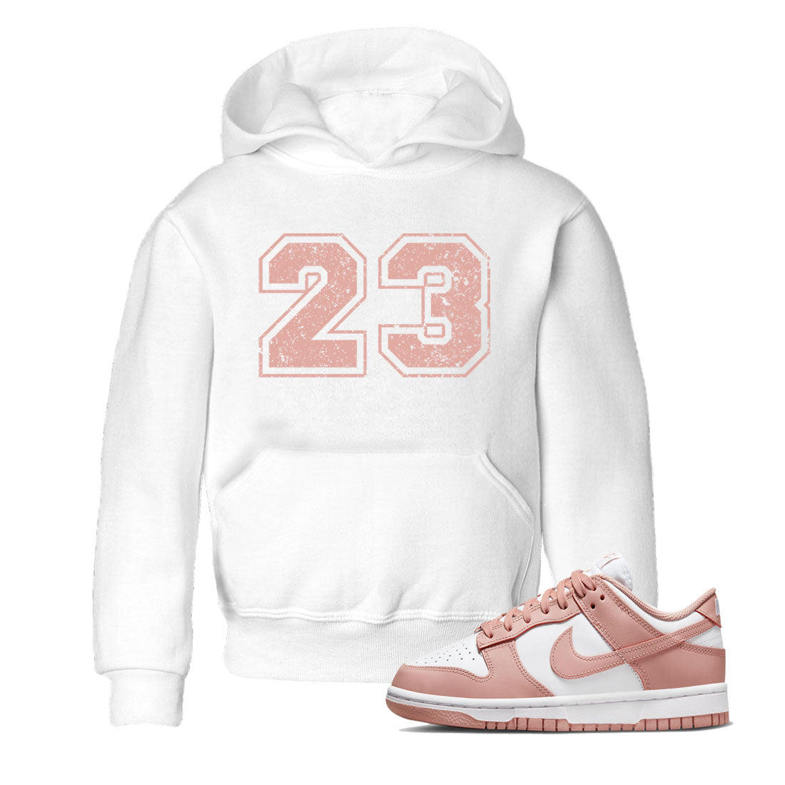 Dunk Low WMNS Rose Whisper shirt to match jordans Number 23 sneaker tees Dunk Rose Whisper SNRT Sneaker Release Tees Baby Toddler Kids White 1 T-Shirt