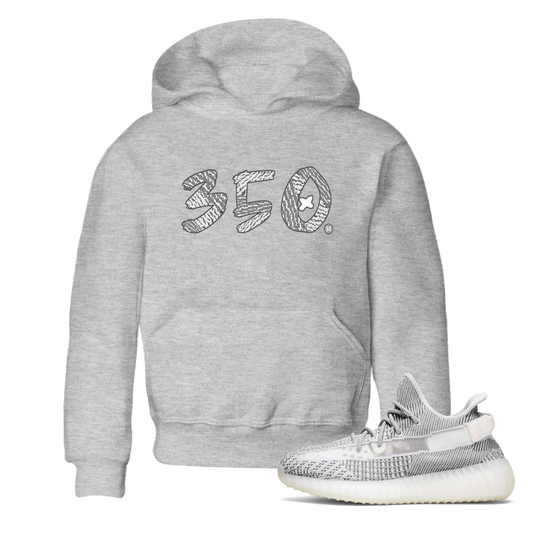 Yeezy Boost 350 Static shirt to match jordans Number 350 sneaker tees Yeezy 350 Static SNRT Sneaker Tees Sneaker Matching Clothing Brand Baby Toddler Heather Grey 1 T-Shirt