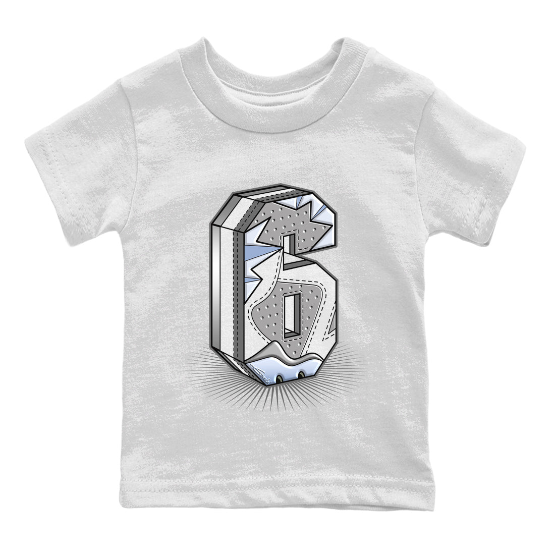 Jordan 6 Cool Grey Sneaker Match Tees Number Statue Sneaker Tees Jordan 6 Cool Grey Sneaker Release Tees Kids Shirts