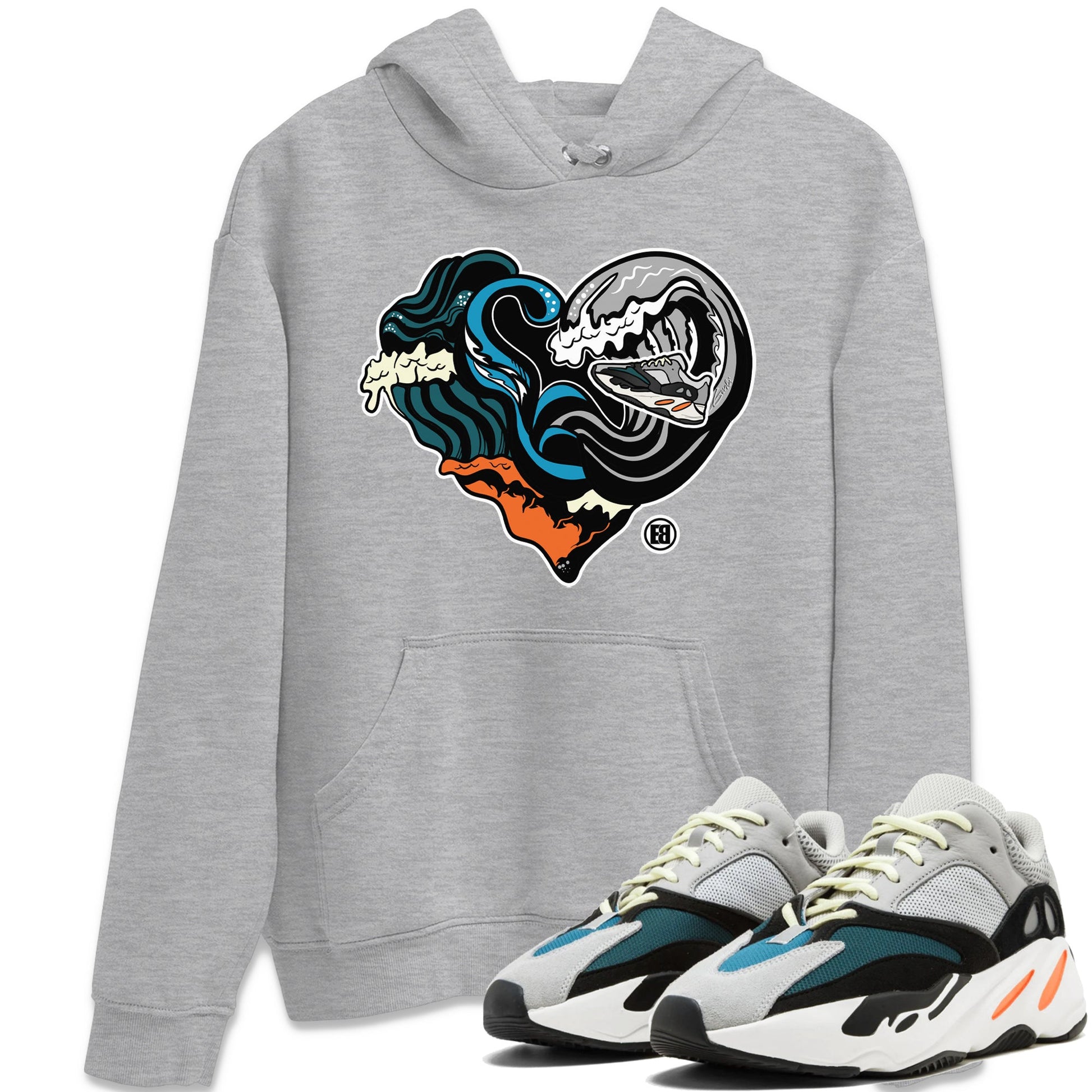 Yeezy 700 Wave Runner Sneaker Match Tees Ocean Love Sneaker Tees Yeezy 700 Wave Runner Sneaker Release Tees Unisex Shirts
