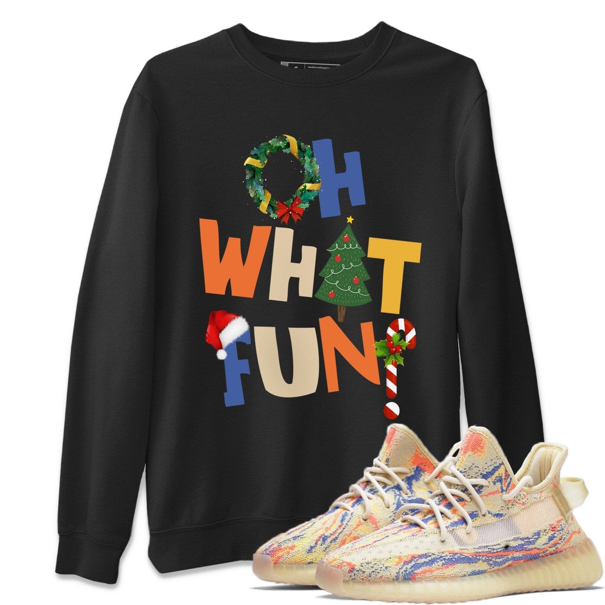 Yeezy 350 MX Oat Sneaker Match Tees Oh What Fun Sneaker Tees Yeezy 350 MX Oat Sneaker Release Tees Unisex Shirts