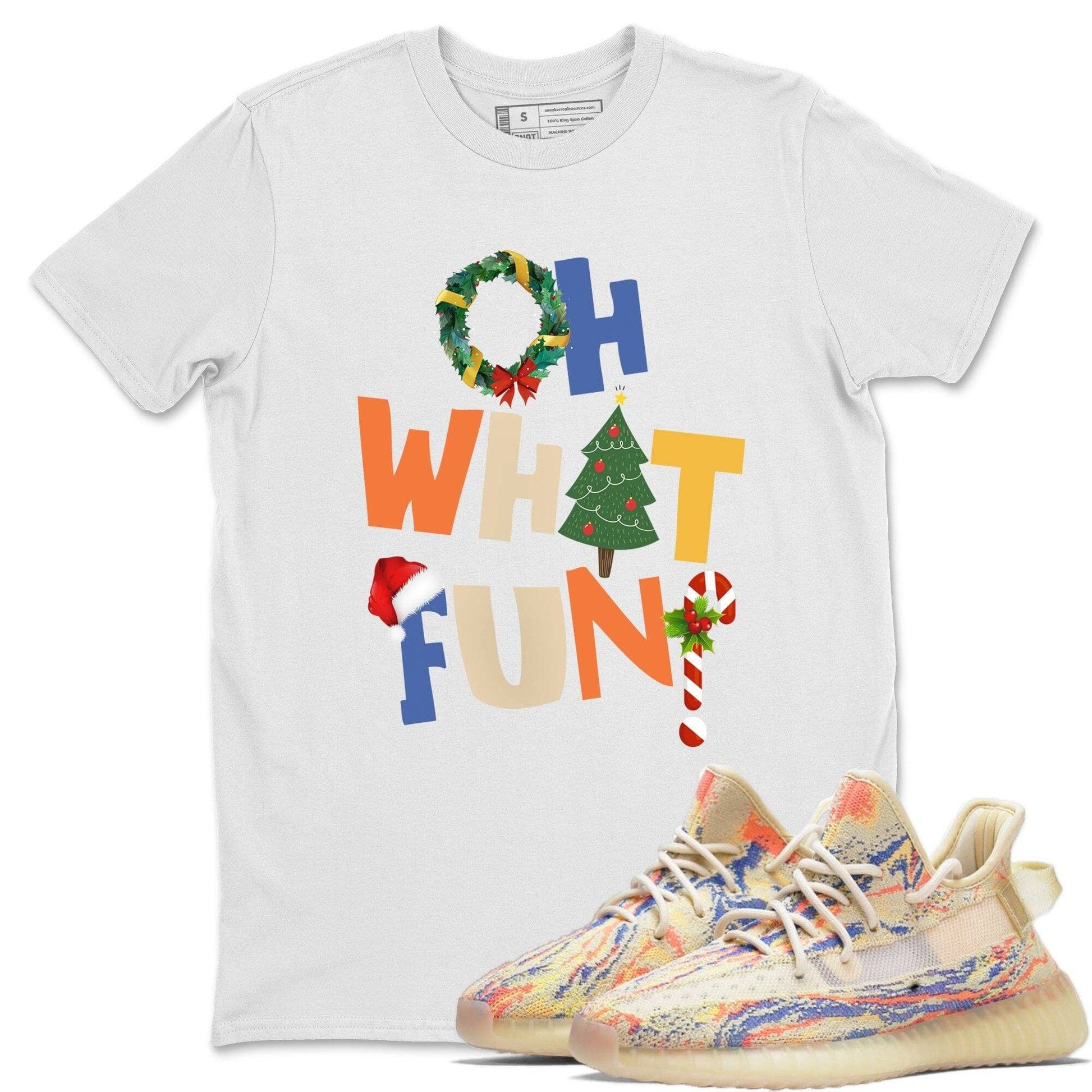 Yeezy 350 MX Oat Sneaker Match Tees Oh What Fun Sneaker Tees Yeezy 350 MX Oat Sneaker Release Tees Unisex Shirts