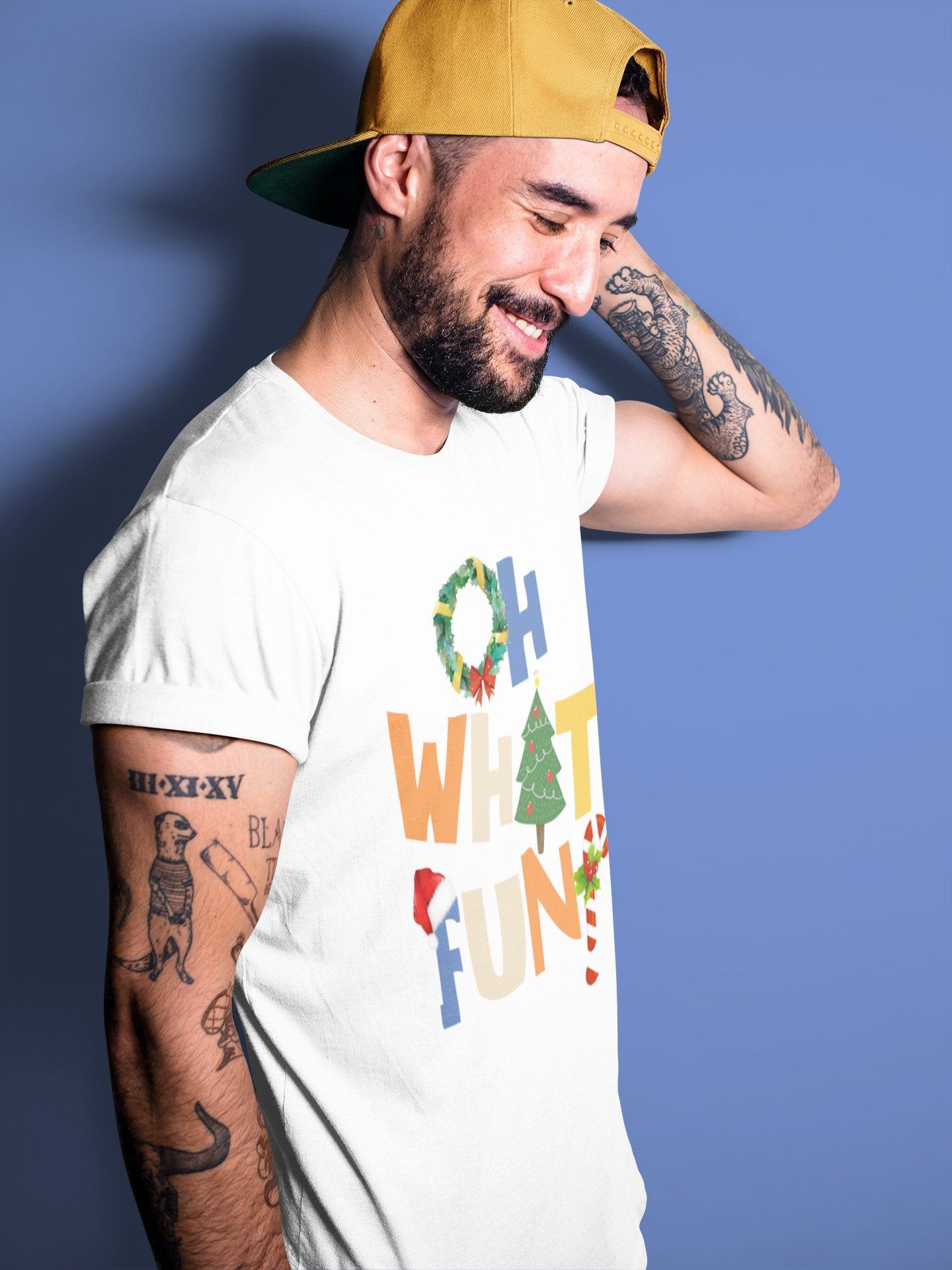 Yeezy 350 MX Oat Sneaker Match Tees Oh What Fun Sneaker Tees Yeezy 350 MX Oat Sneaker Release Tees Unisex Shirts