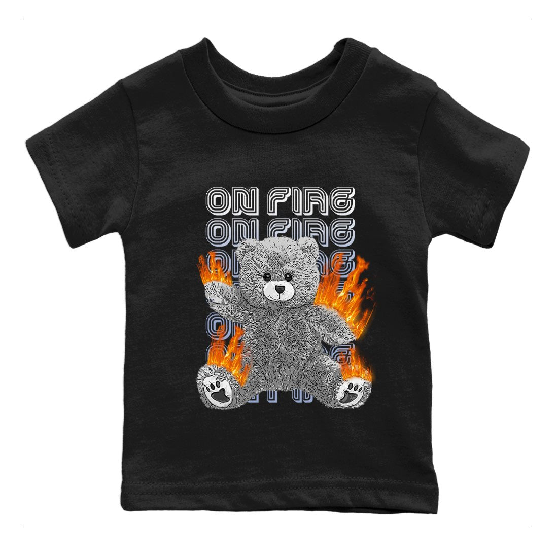 Jordan 6 Cool Grey Sneaker Match Tees On Fire Bear Sneaker Tees Jordan 6 Cool Grey Sneaker Release Tees Kids Shirts