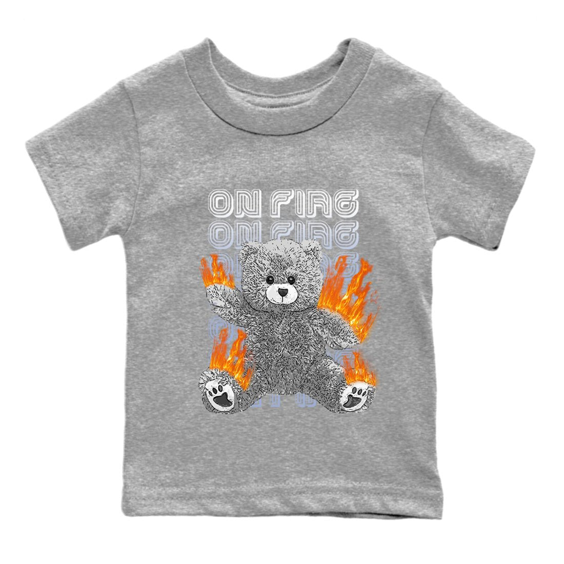 Jordan 6 Cool Grey Sneaker Match Tees On Fire Bear Sneaker Tees Jordan 6 Cool Grey Sneaker Release Tees Kids Shirts