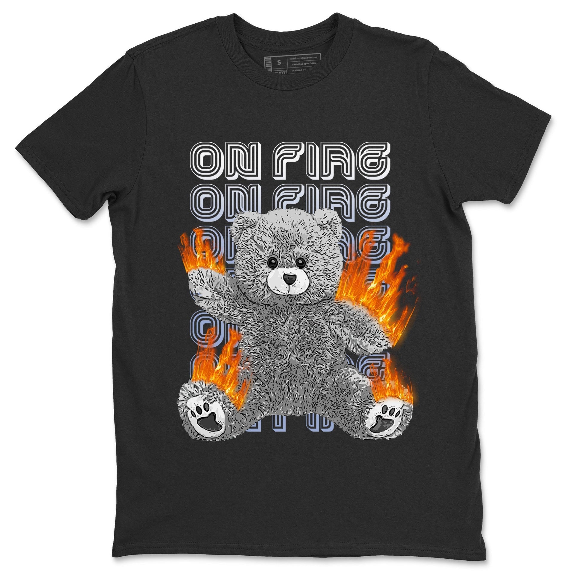 Jordan 6 Cool Grey Sneaker Match Tees On Fire Bear Sneaker Tees Jordan 6 Cool Grey Sneaker Release Tees Unisex Shirts