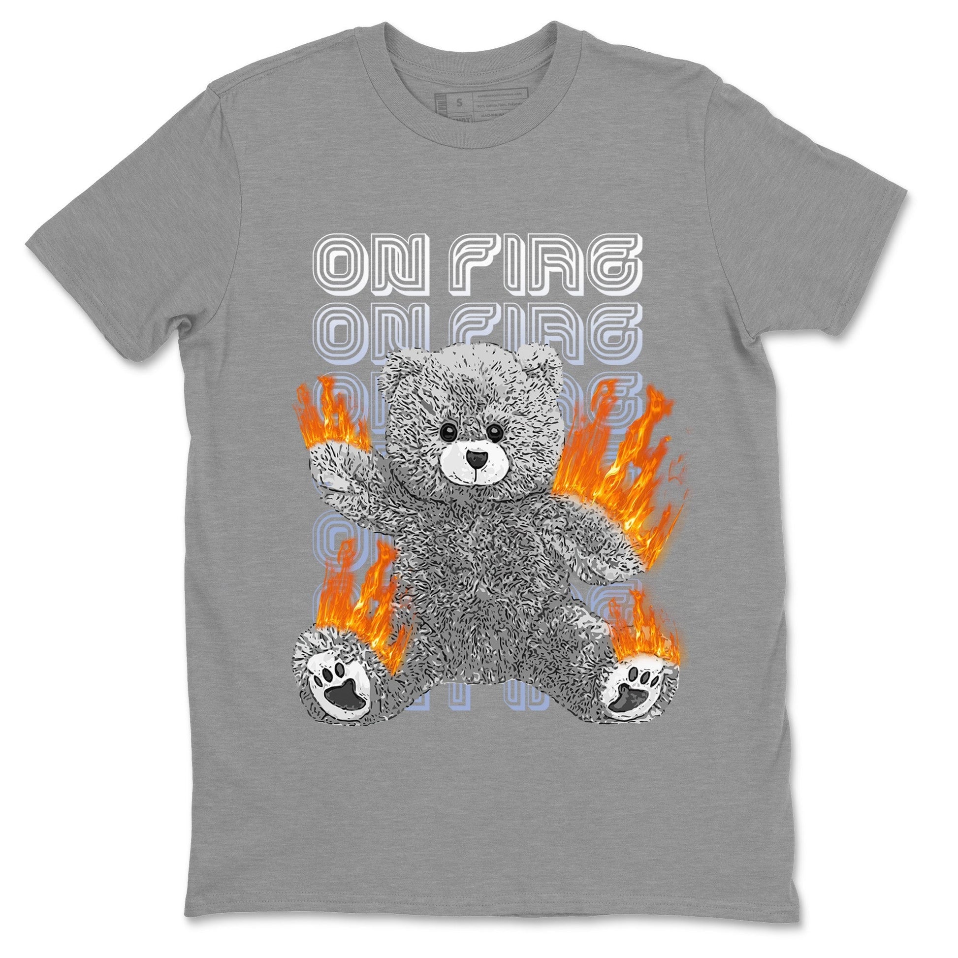 Jordan 6 Cool Grey Sneaker Match Tees On Fire Bear Sneaker Tees Jordan 6 Cool Grey Sneaker Release Tees Unisex Shirts
