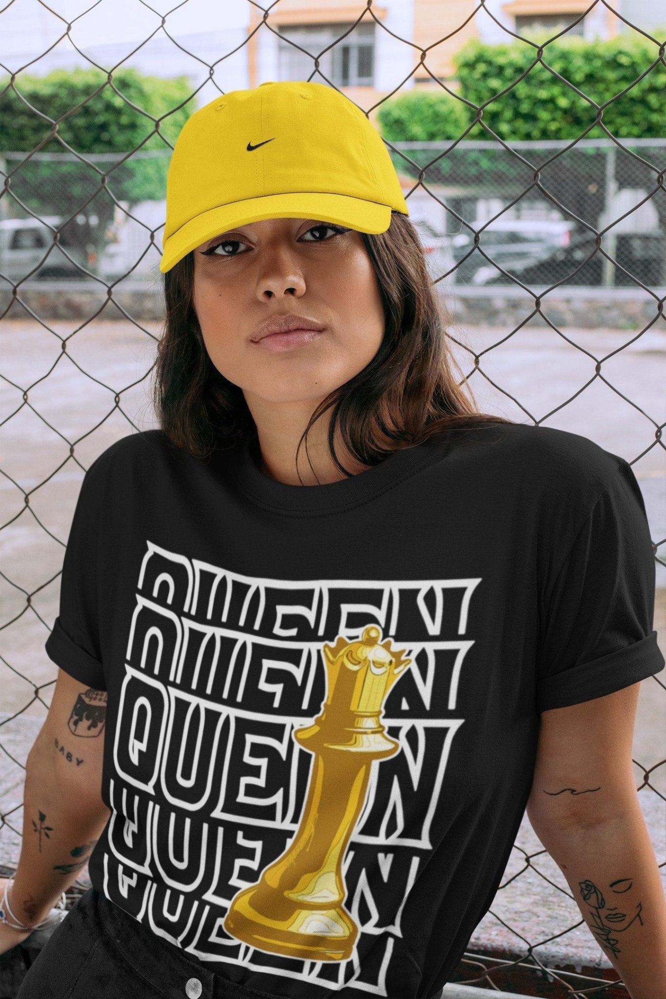Jordan 4 Lightning Sneaker Match Tees Queen Sneaker Tees Jordan 4 Lightning Sneaker Release Tees Unisex Shirts
